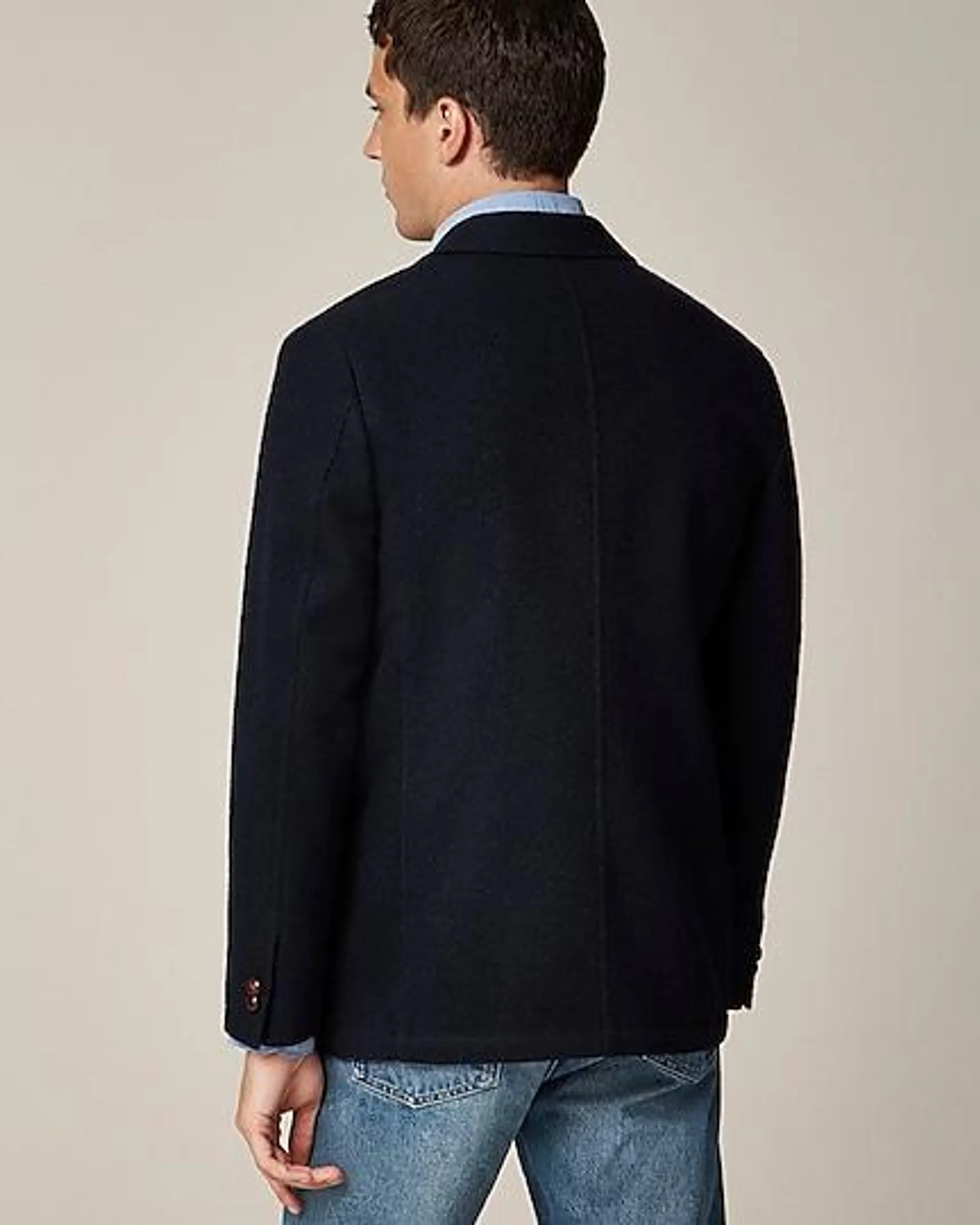 Crosby Classic-fit blazer in English Shetland wool