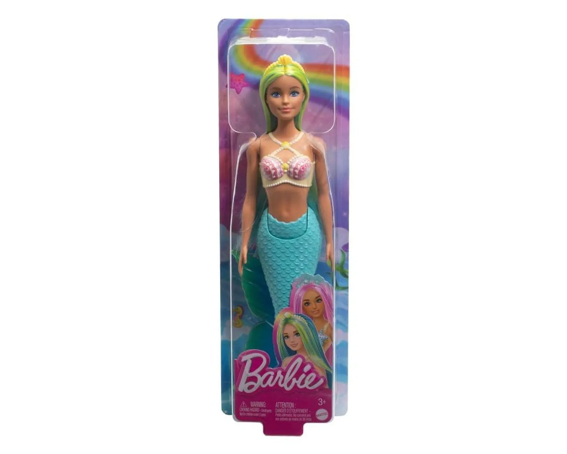 Barbie Ensueño Sirenas con Cabello de Colores HRR02