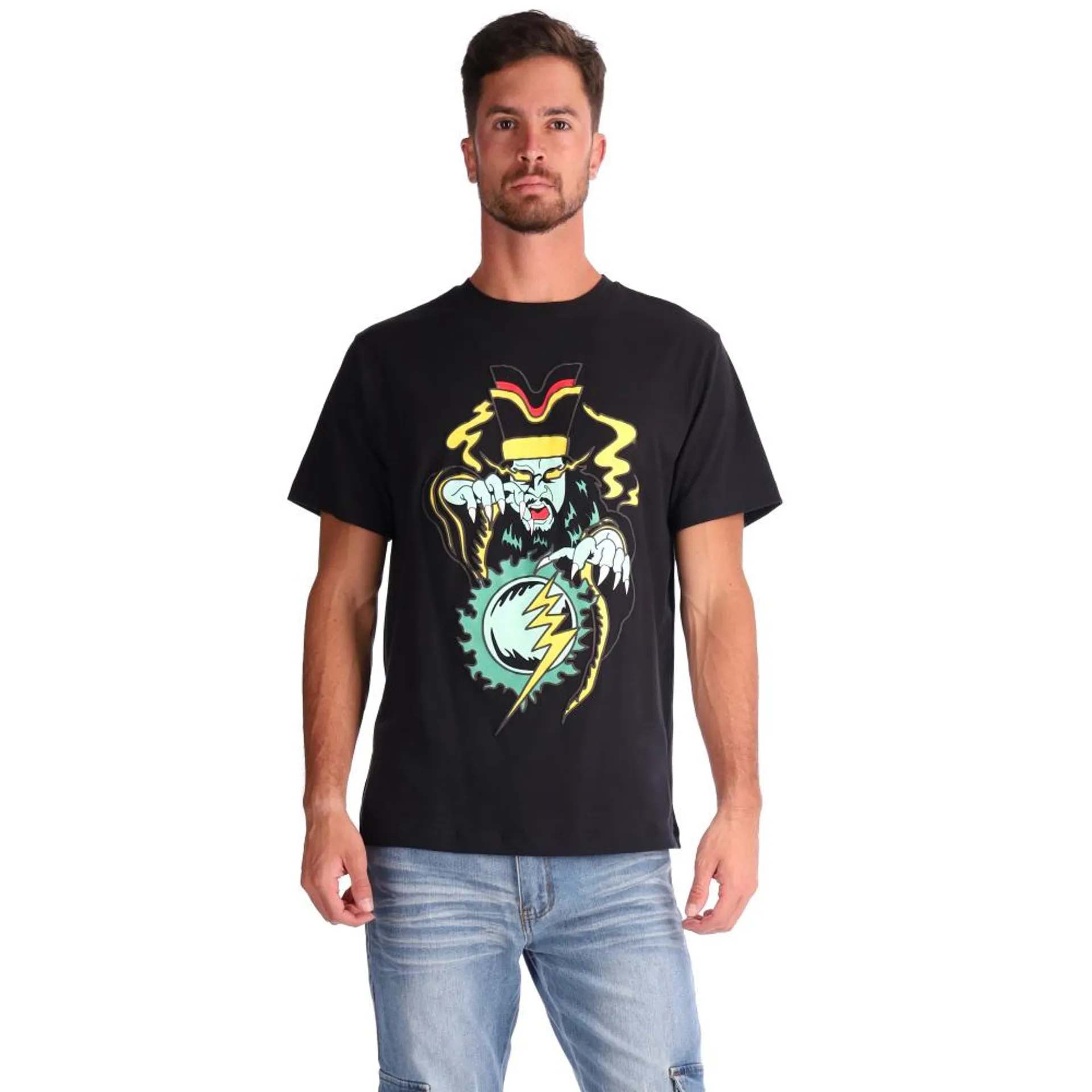 Playera Hummo Hombre Con Estampado Pirata De Terror