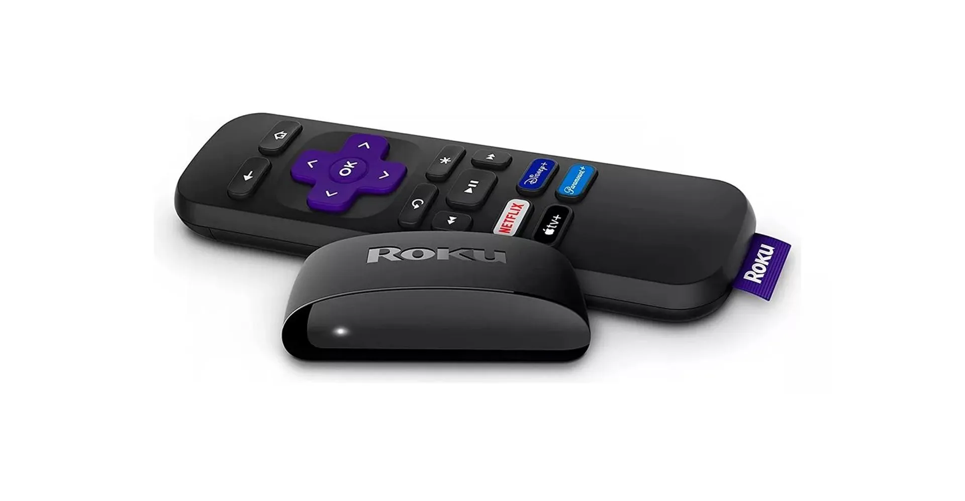 Dispositivo Streaming Roku Express Modelo 3960 Full HD, Wifi, HDMI Color Negro.