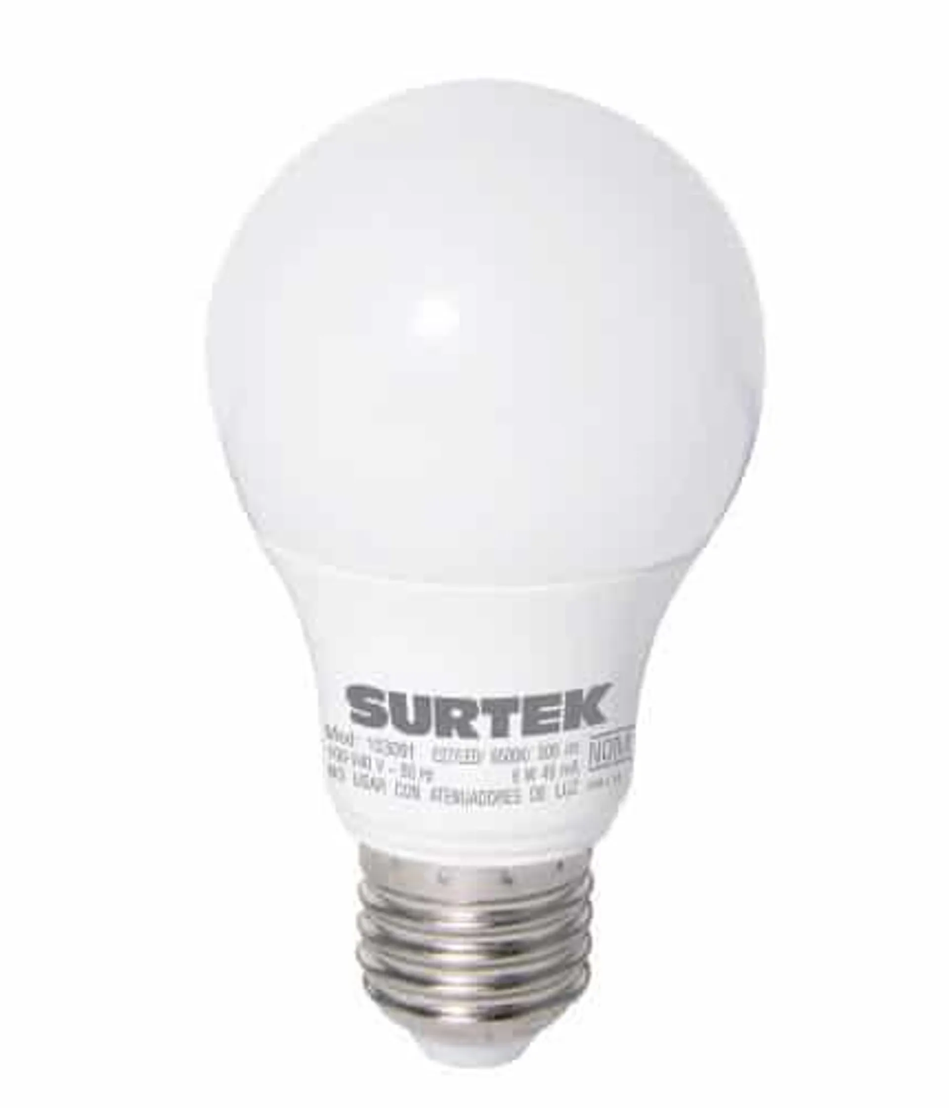 Foco Led Luz Calida A19 10W Surtek 153097