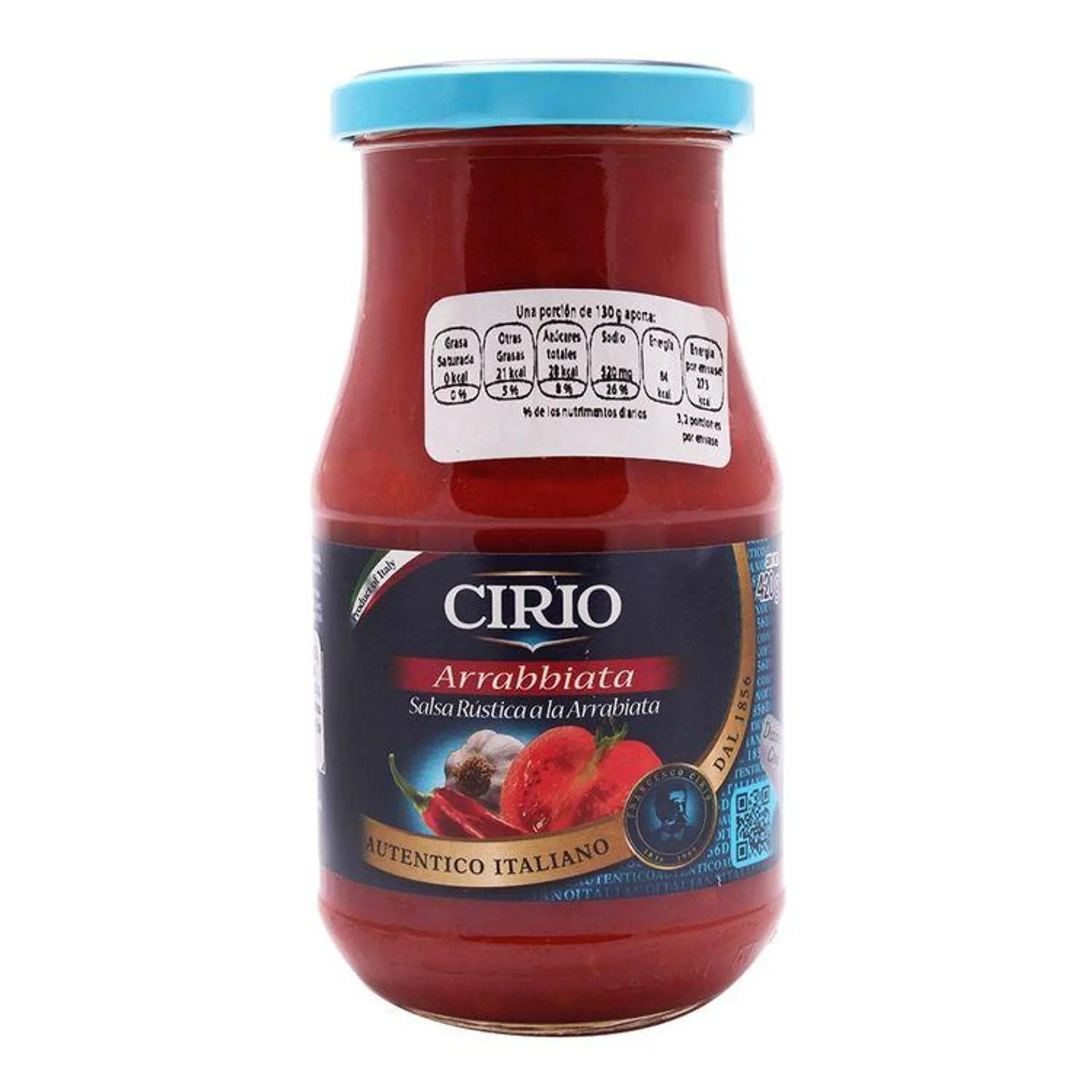 Salsa Cirio Arrabiata 420Gr - Cirio - 1 pieza