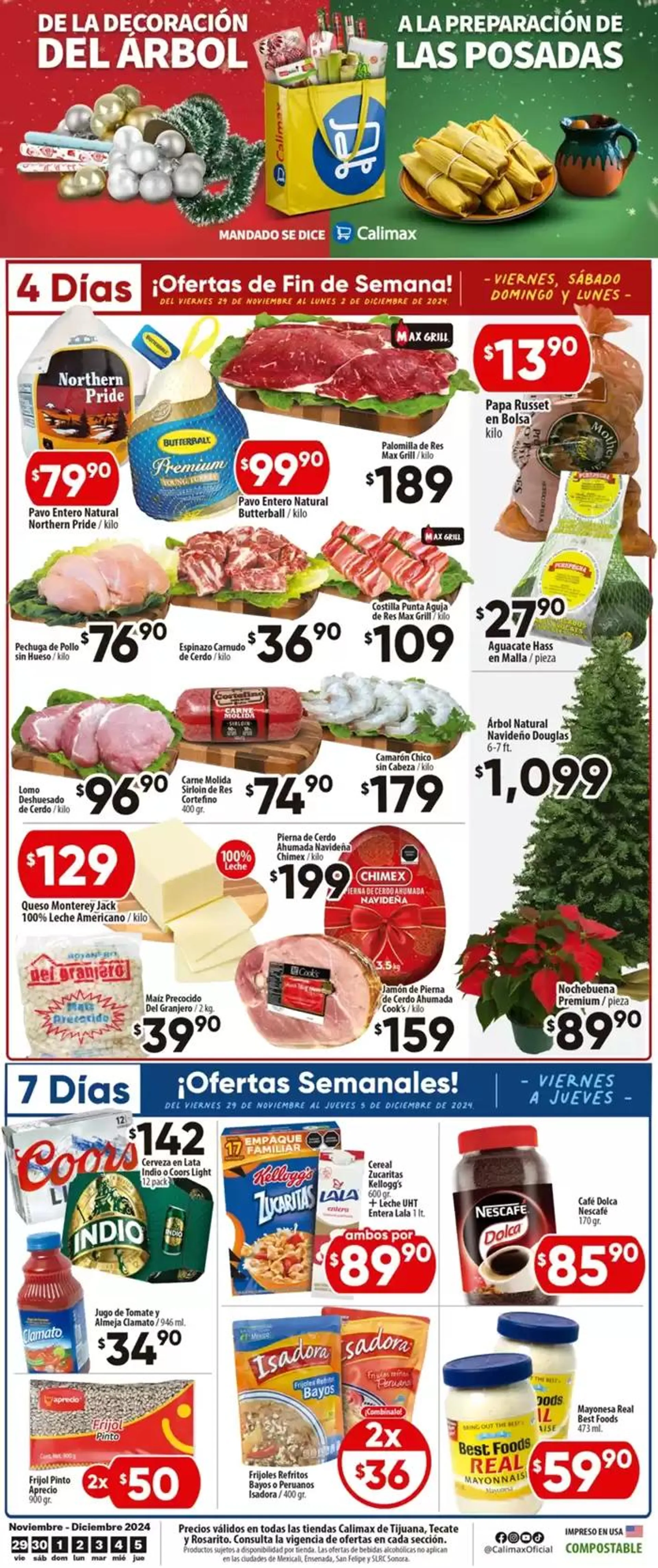 Catálogo de Ofertas Semanales 2 de diciembre al 5 de diciembre 2024 - Pagina 1