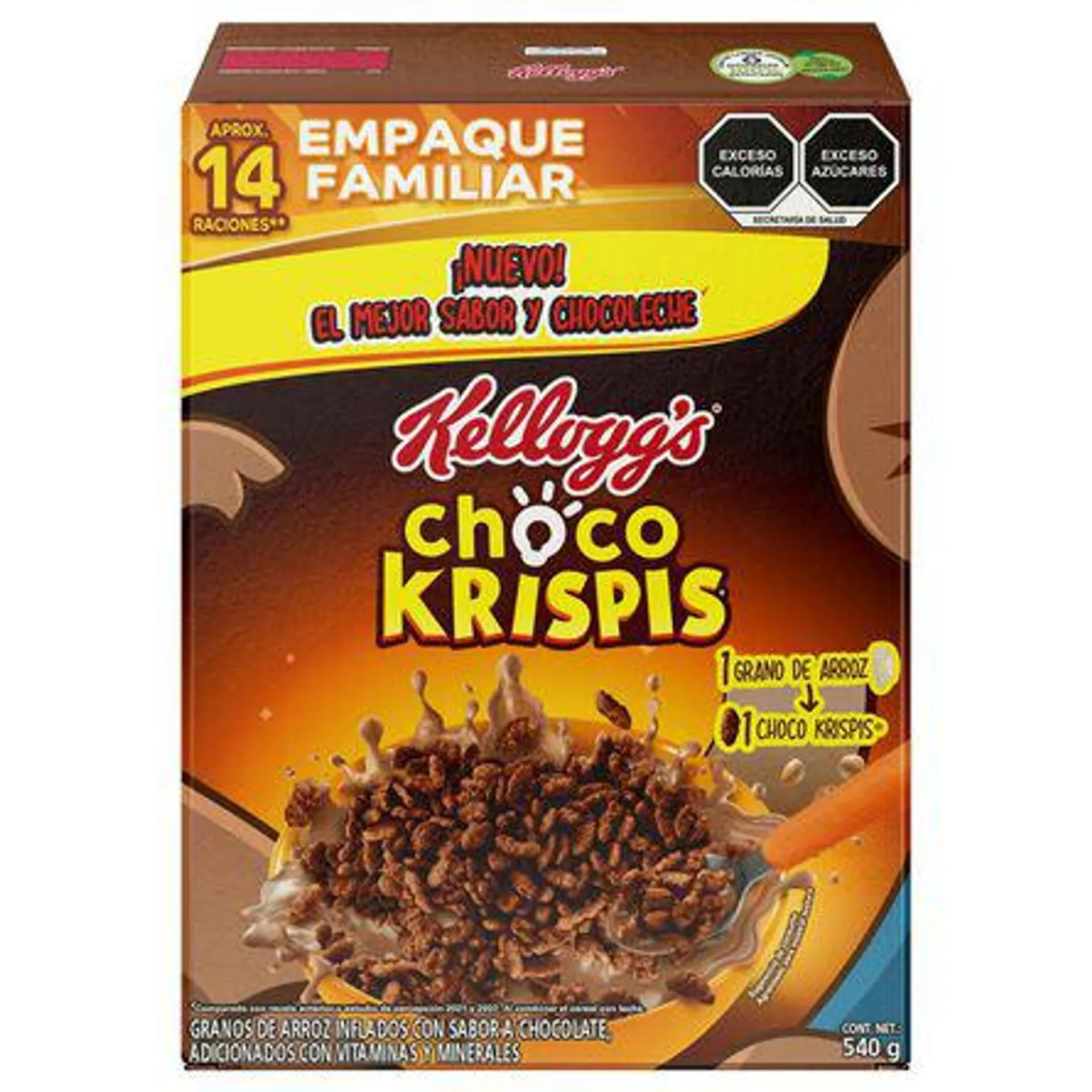 Cereal Choco Krispis Empaque Familiar Kellogg's 540 Gr