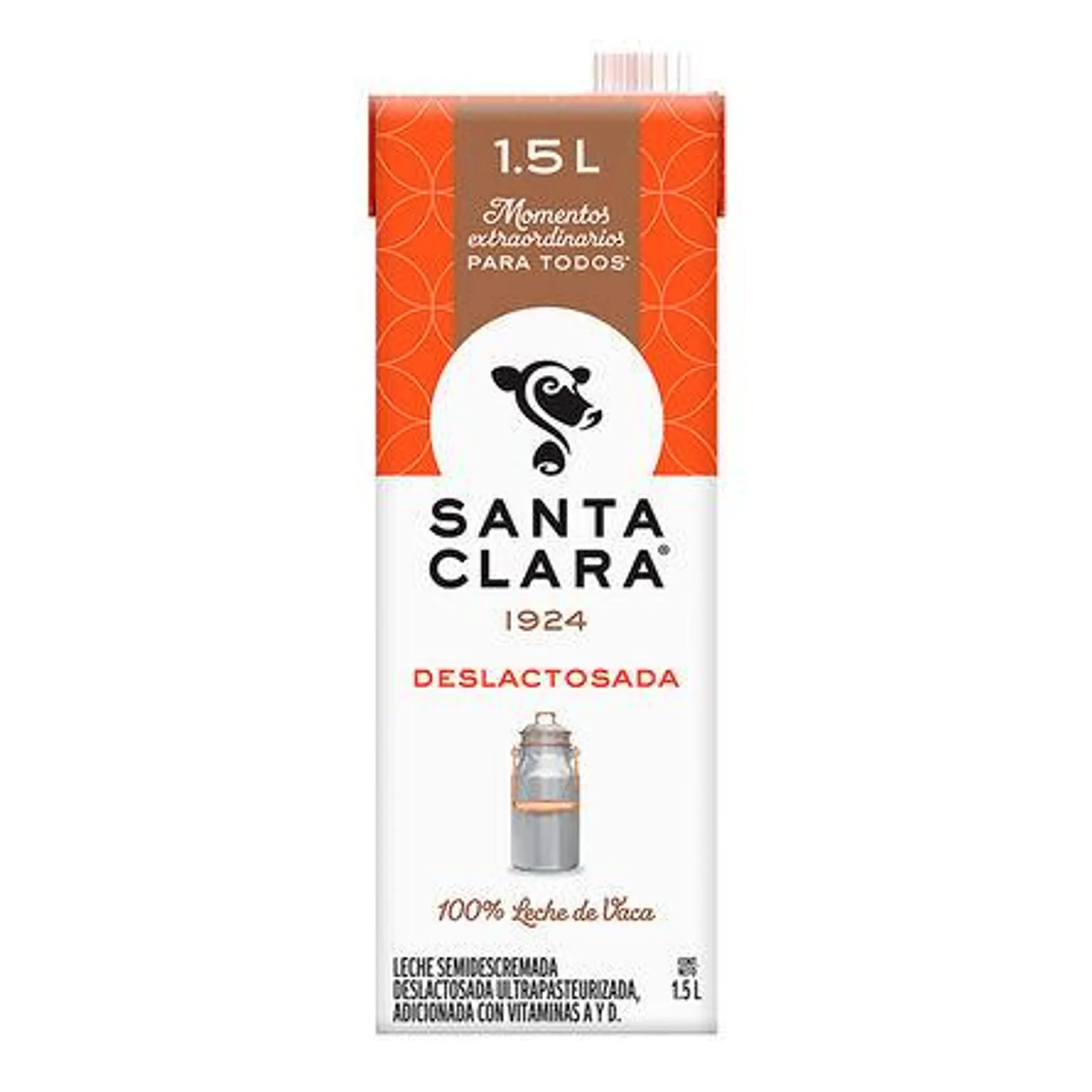 Leche Deslactosada Santa Clara 1.5 lt