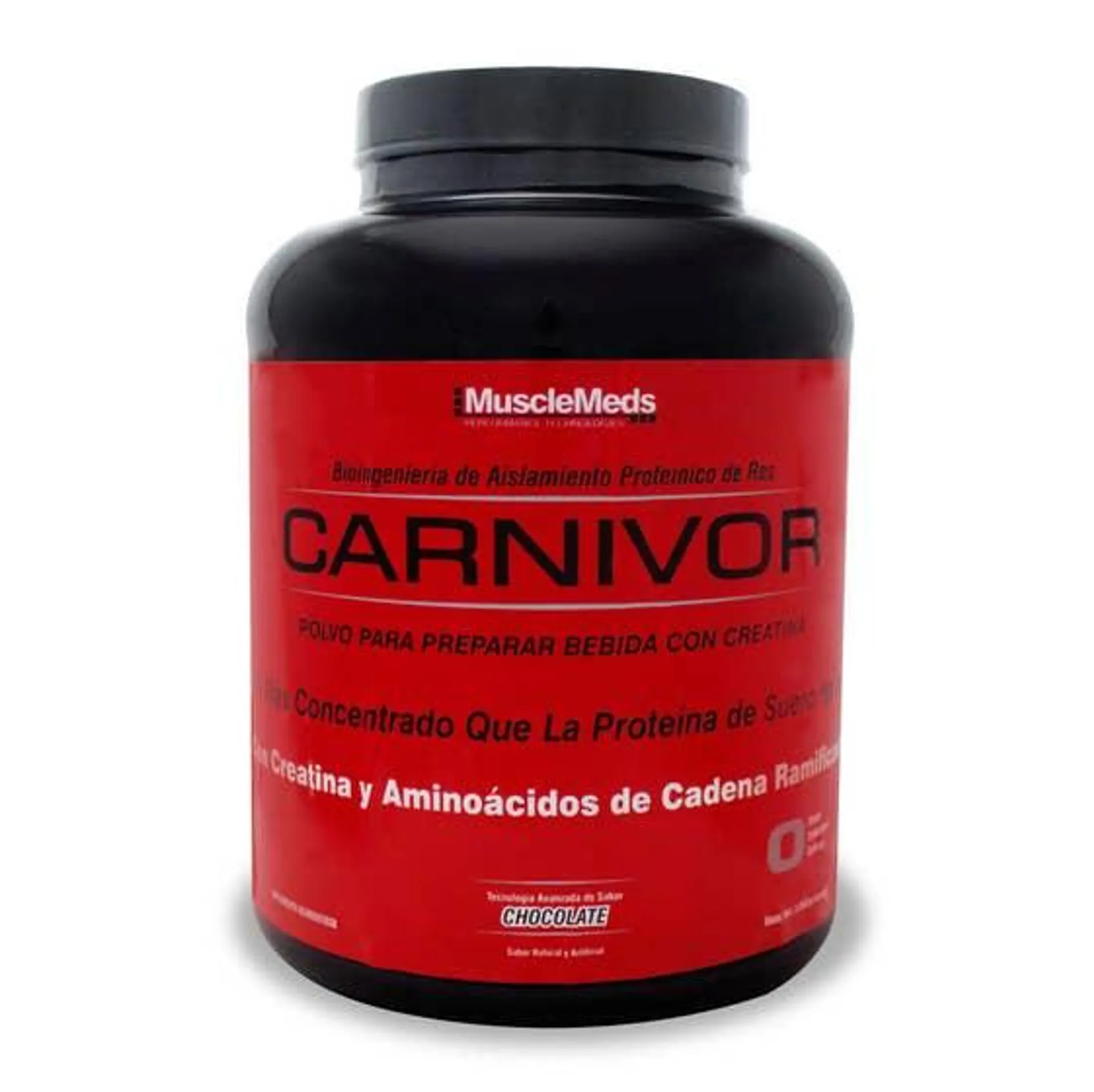 Carnivor Proteína de carne de res MuscleMeds Chocolate 4.5 Libras