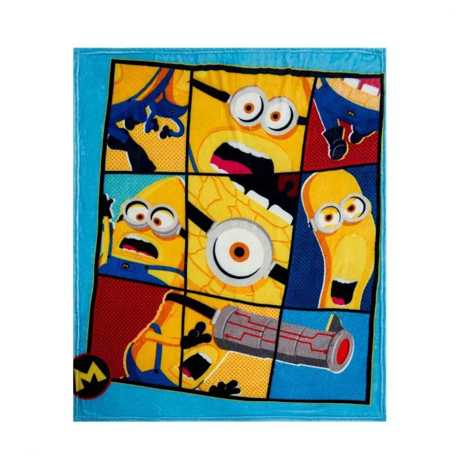 COBERTOR SERENITY FRAZADA MINIONS PUZZLE