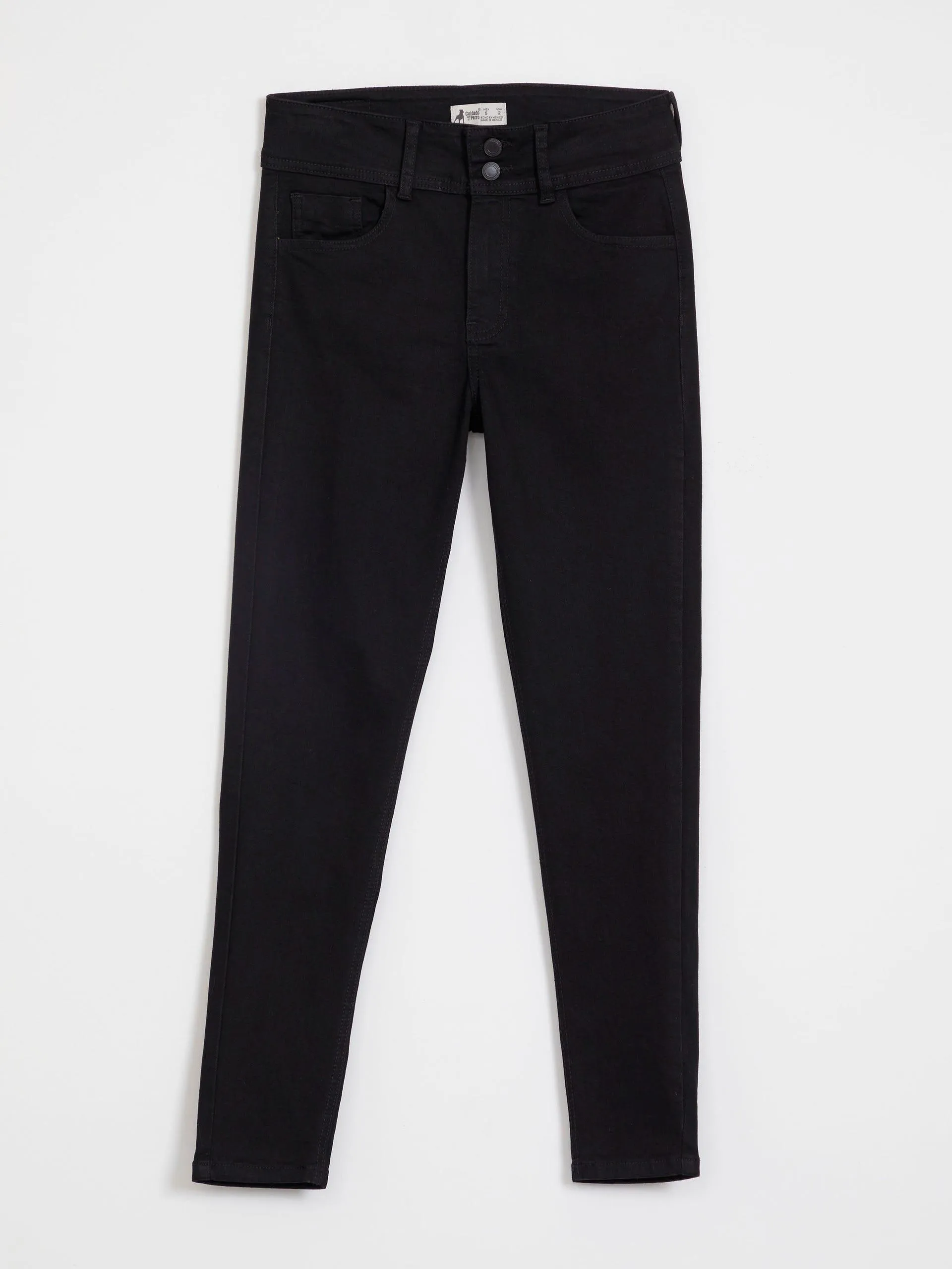 Jeans Skinny Push Up Negro