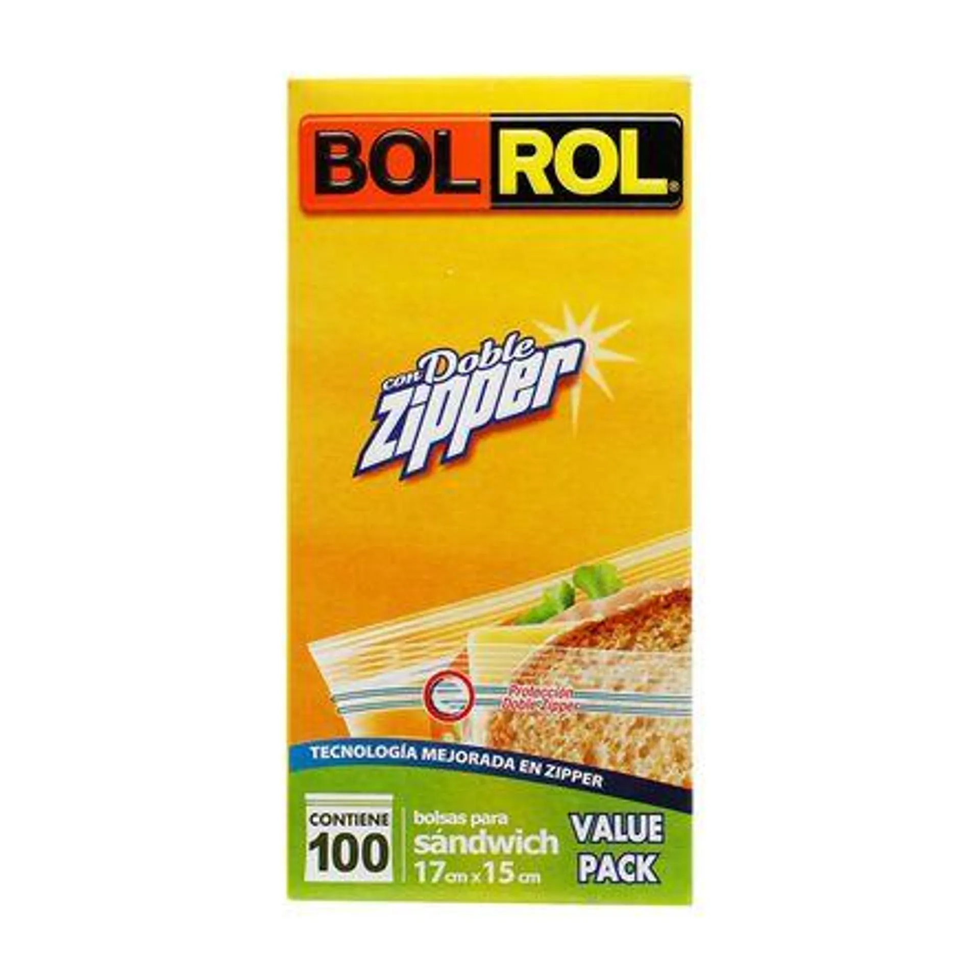 Bolsa De Alimentos Sandwich Bol Rol