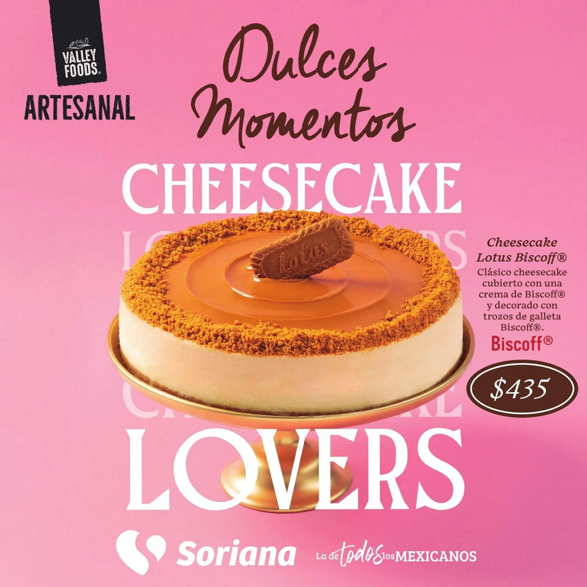 Soriana - Dulces Momentos Cheescake Lovers Híper Nacional Oferta actual - 1
