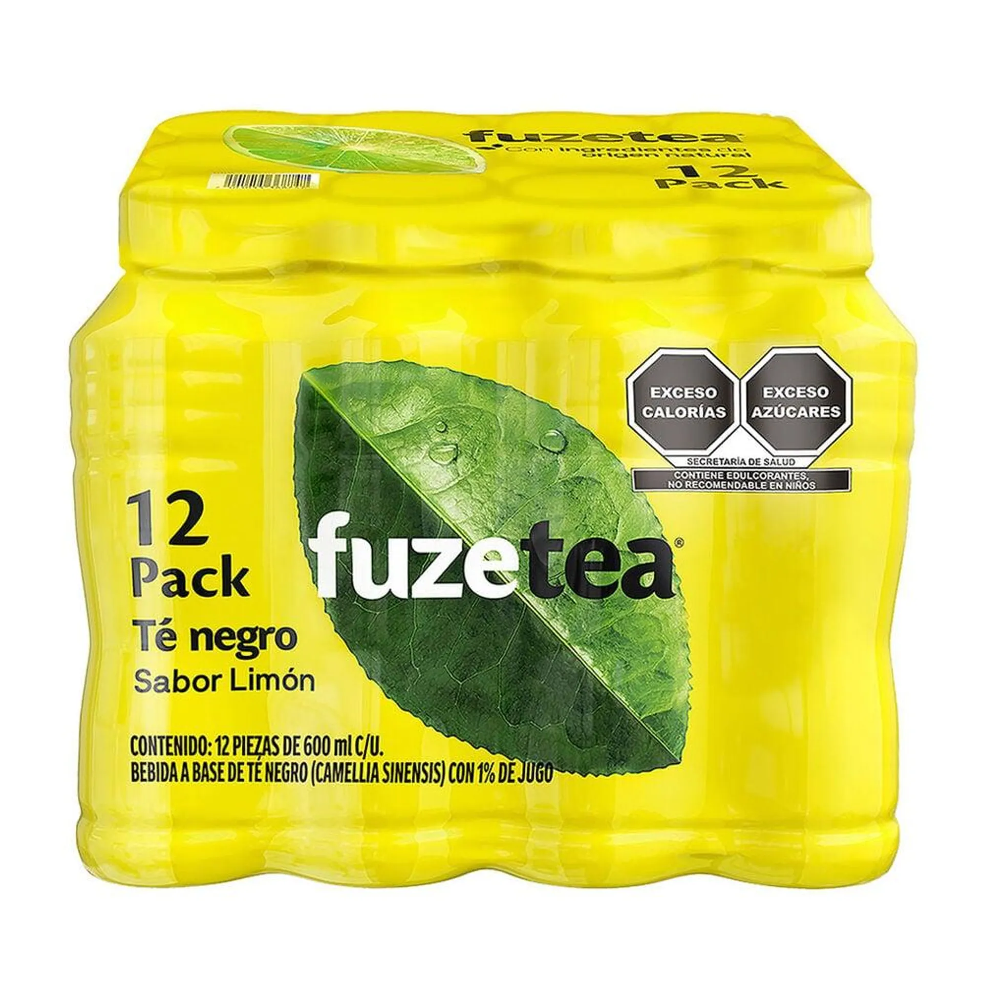 Té Negro Limón Fuze Tea 12/600 ml