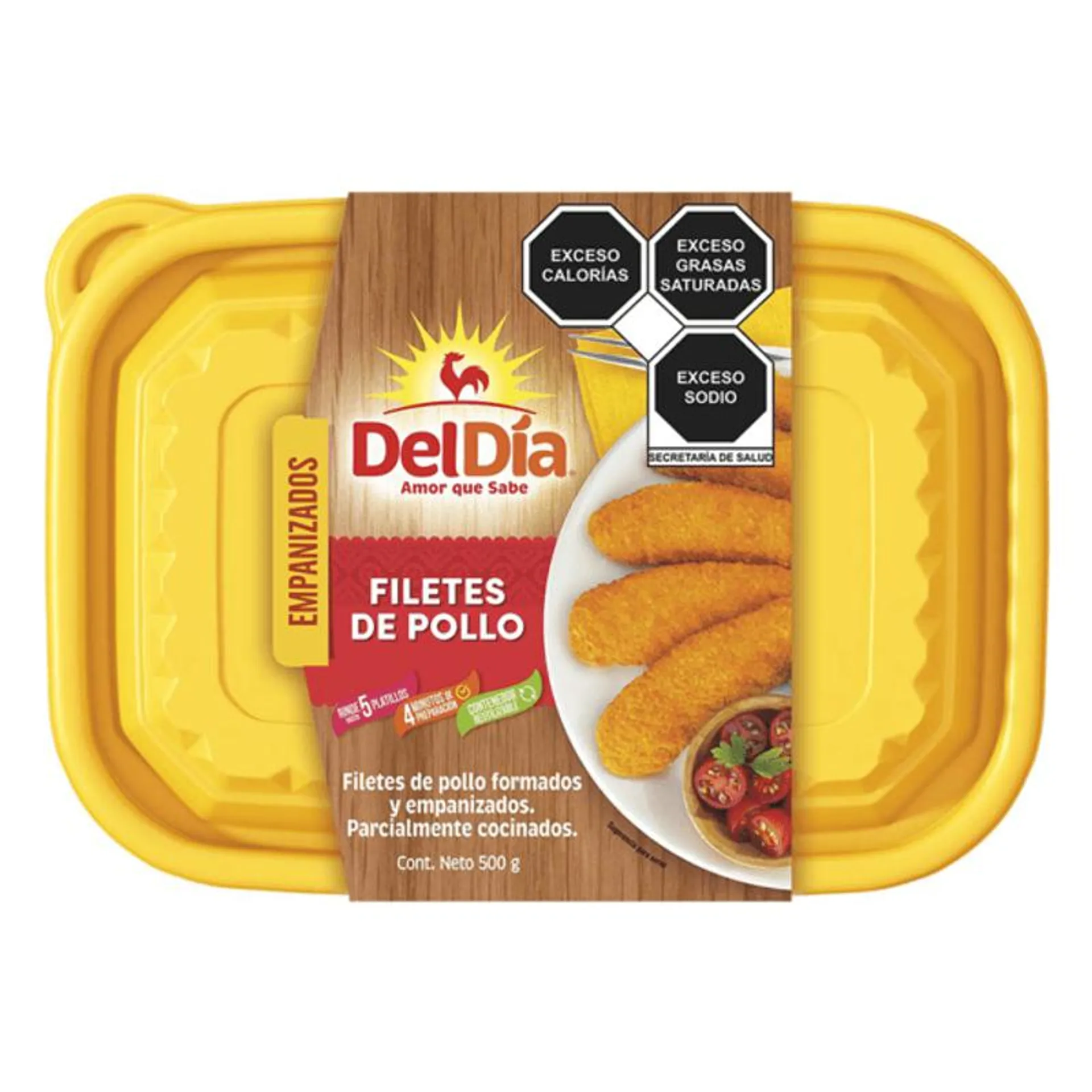Pilgrims del Dia Filetes de Pollo Empanizado 500 g