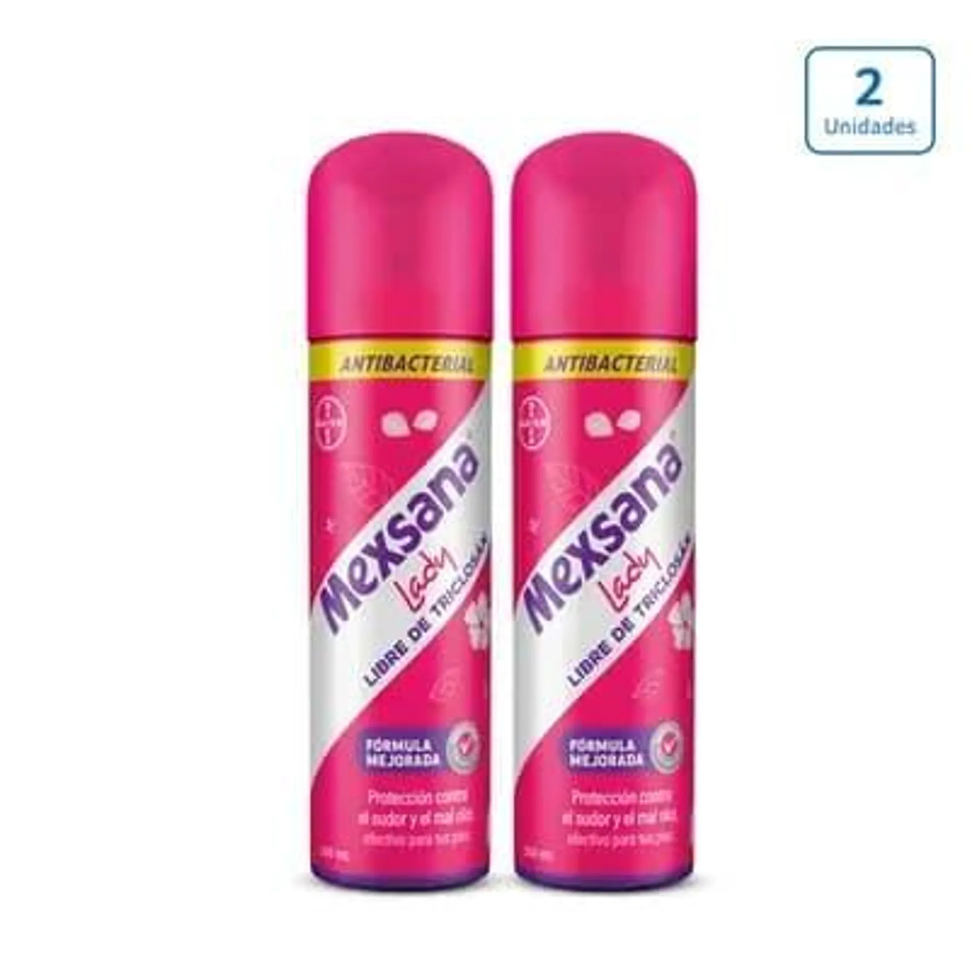 Desodorante para pies Mexsana Lady x 2 unds x 260ml c/u