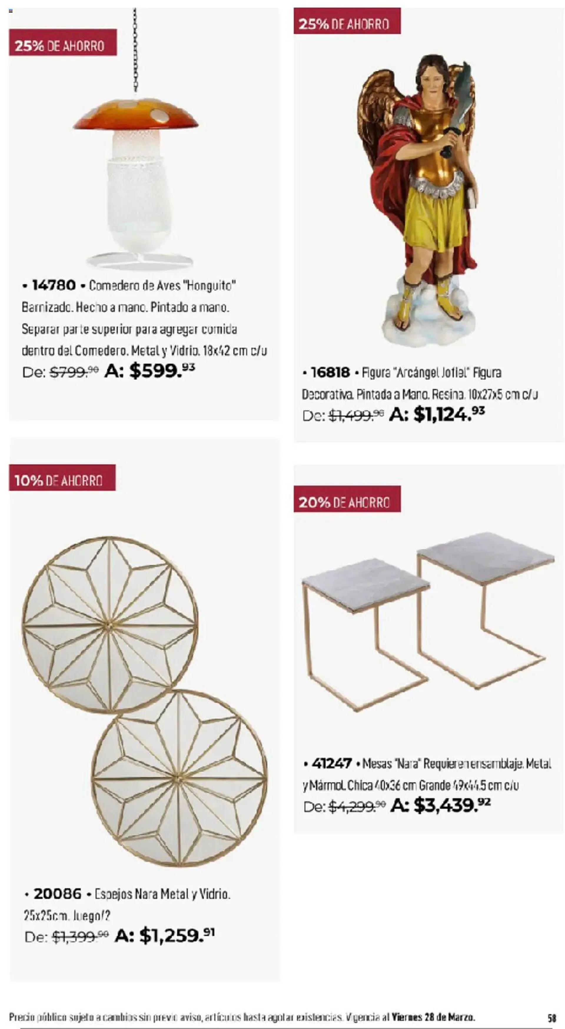 Catálogo de Catálogo Home Interiors 8 de marzo al 28 de marzo 2025 - Pagina 58