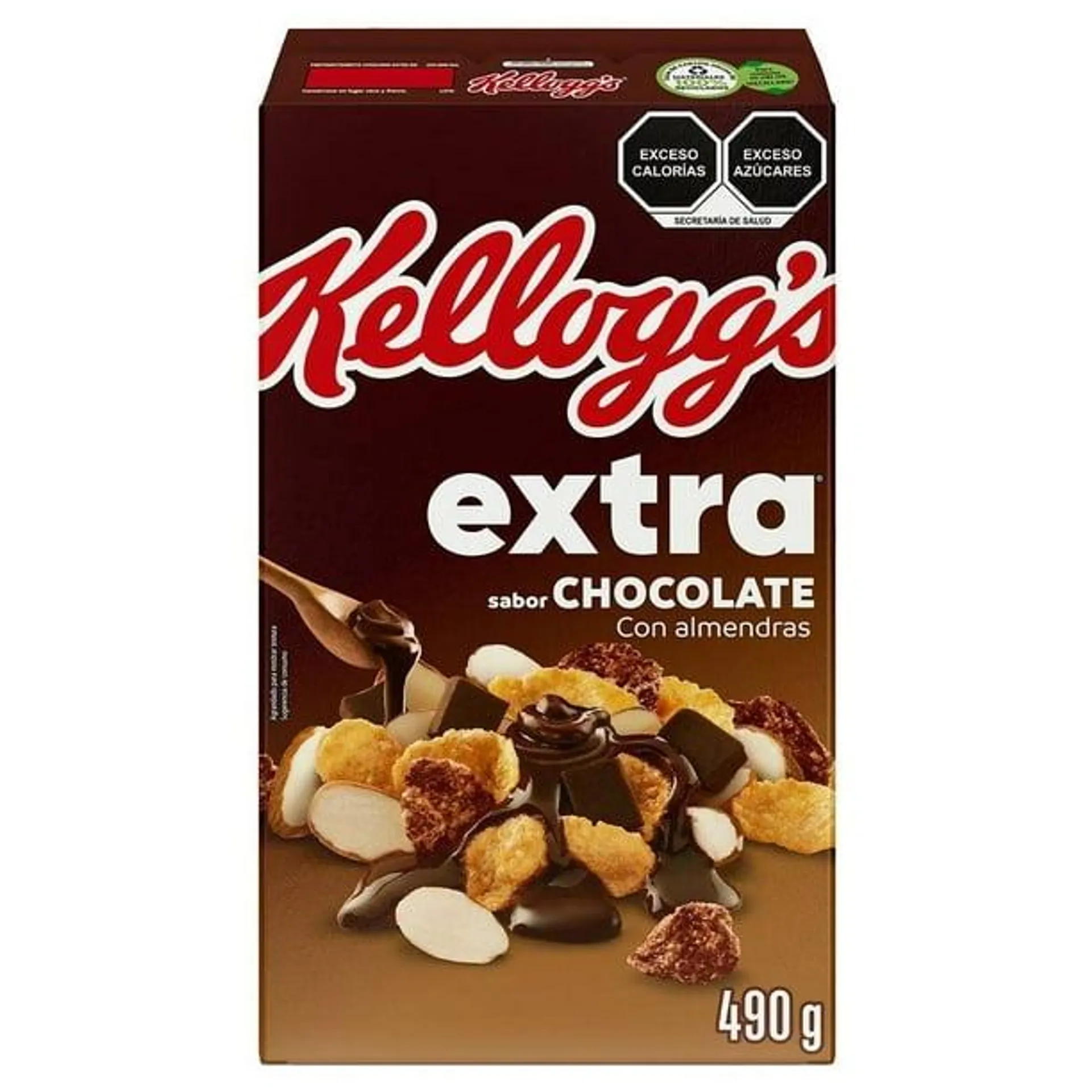 Cereal Kellogg's Extra sabor chocolate con almendras 490 g