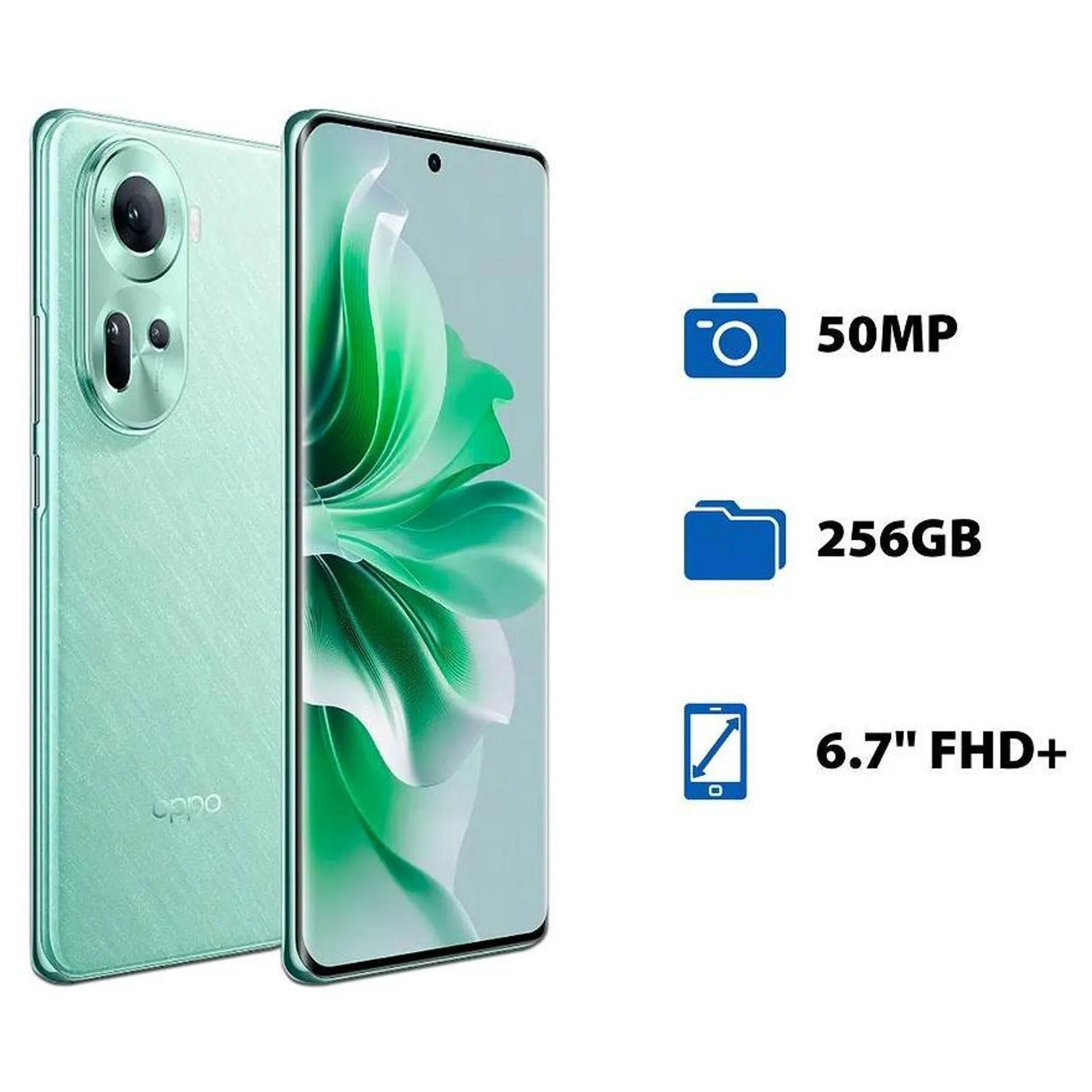 Smartphone OPPO Reno11 Procesador MediaTek Dimensity 7050 hasta 2.6