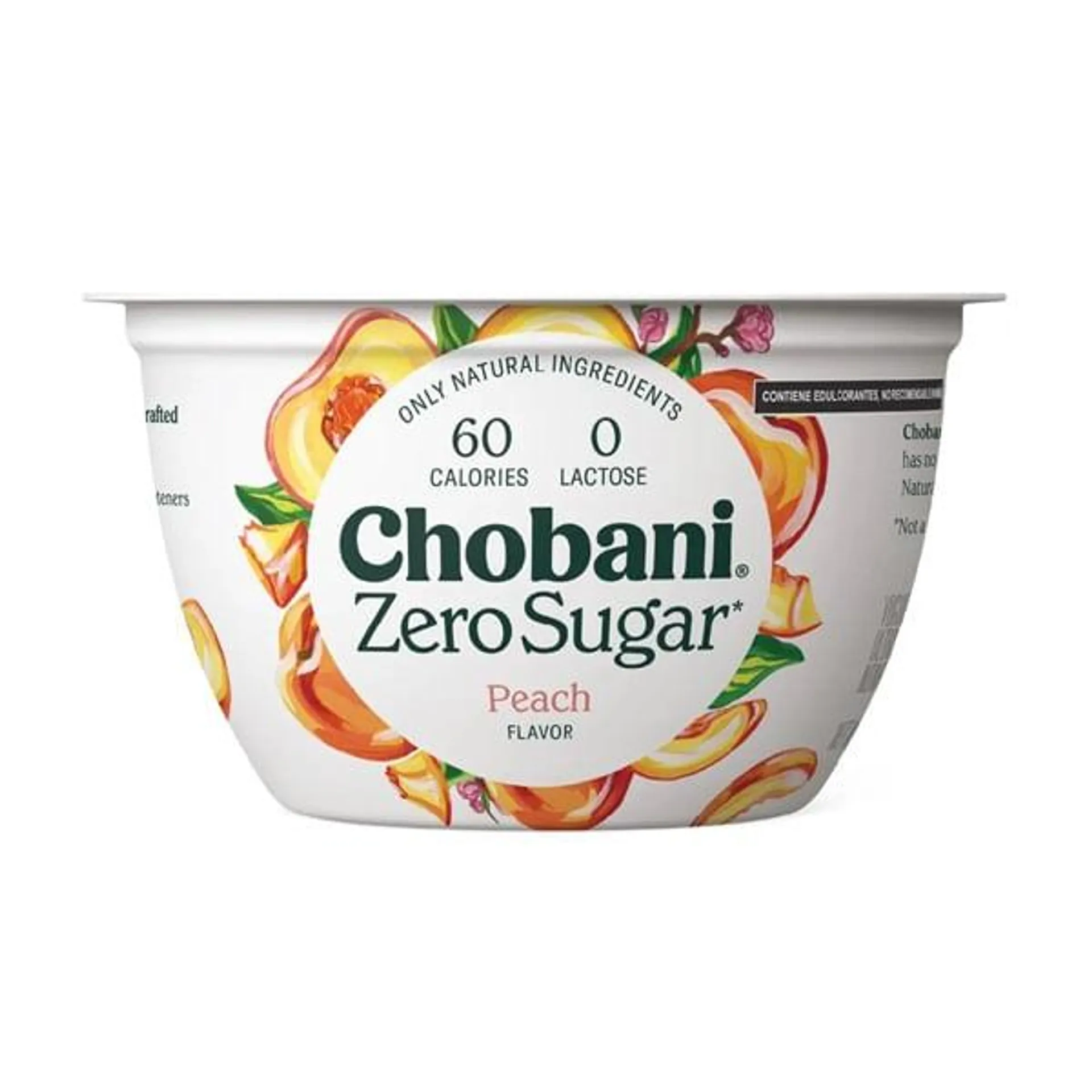 Yogurt Chobani zero azúcar durazno 150 g