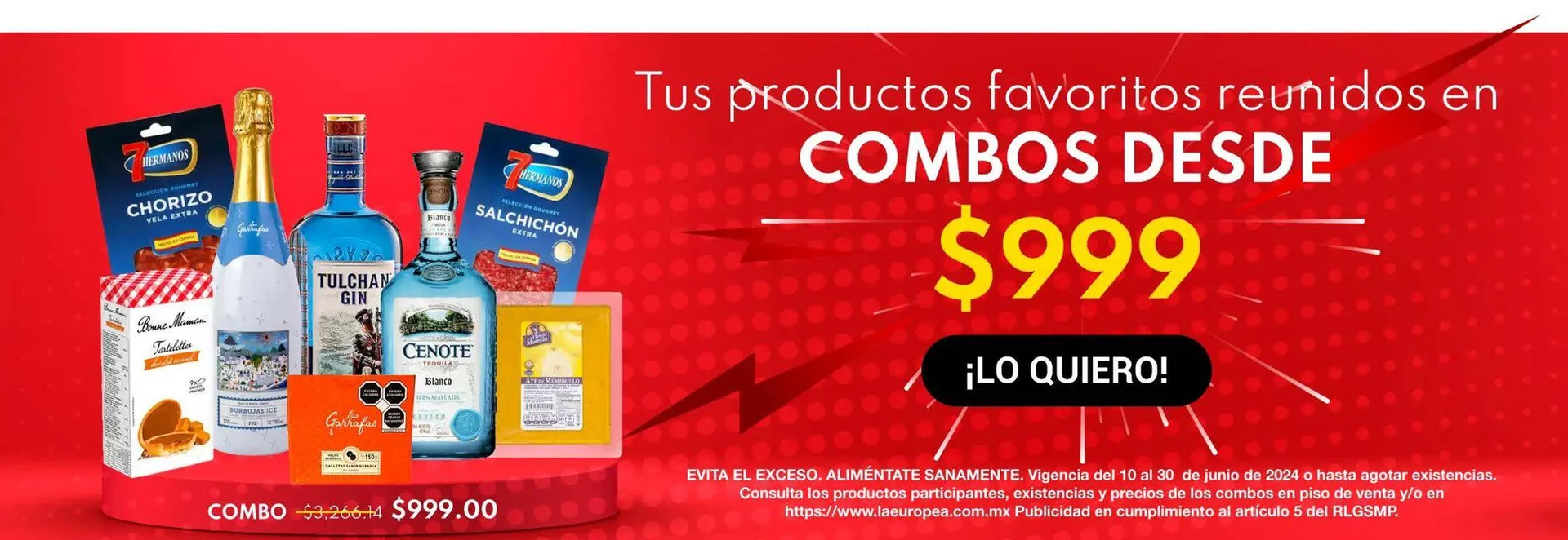 Combos Desde $999 - 1