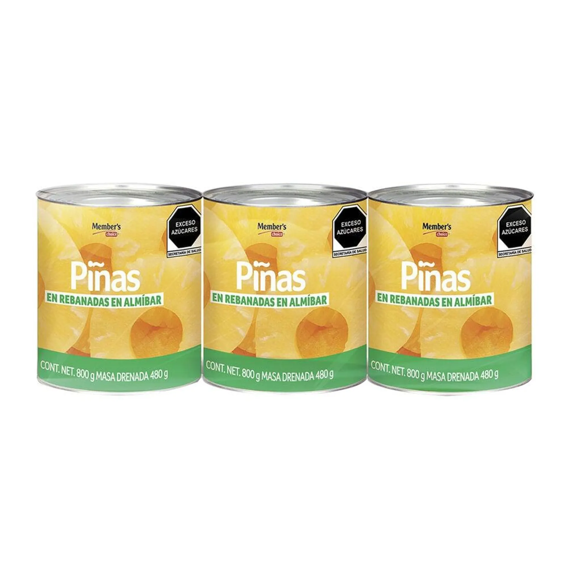 Piña en Rebanadas Member's Choice 3/800 g