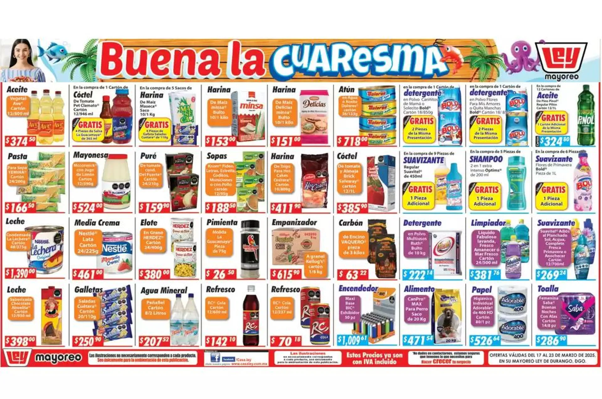 Catálogo de Ofertas Mayoreo Casa Ley 17 de marzo al 23 de marzo 2025 - Pagina 3