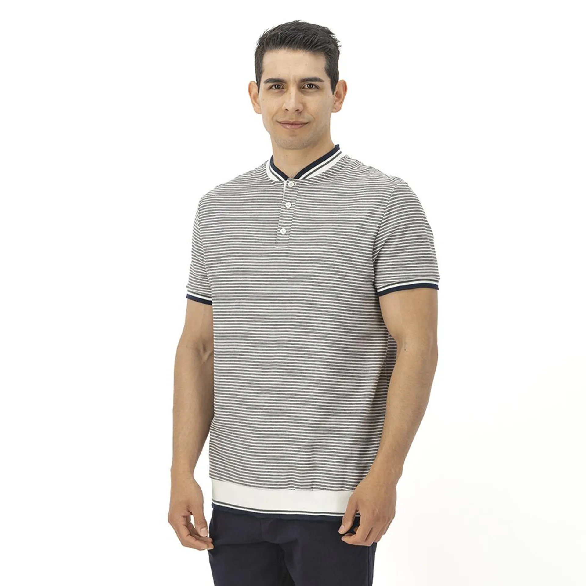 Playera Hummo Hombre Henley