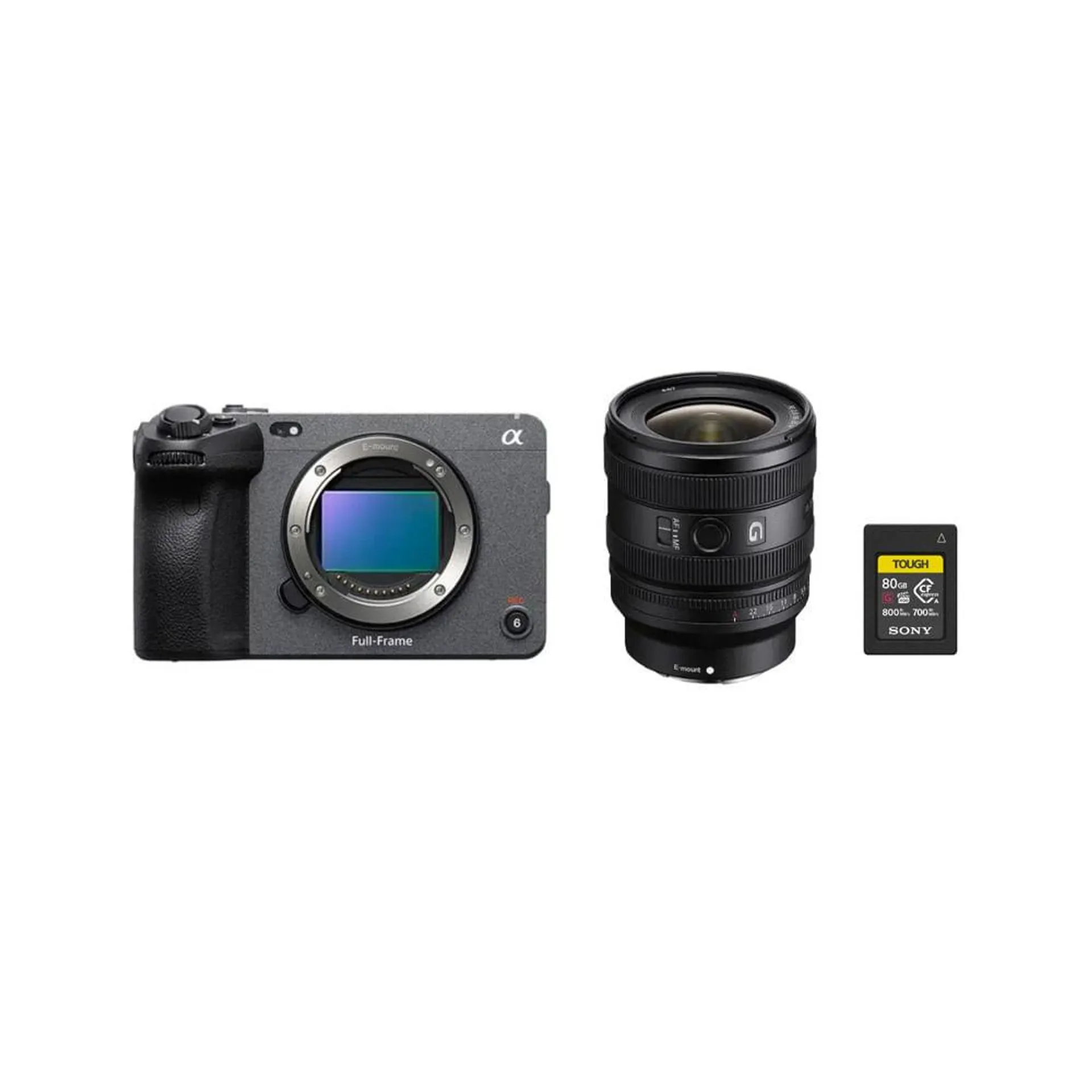 Kit: Cámara Cinema ILME-FX3 + Lente SEL1625G + Tarjeta CEA-G80T