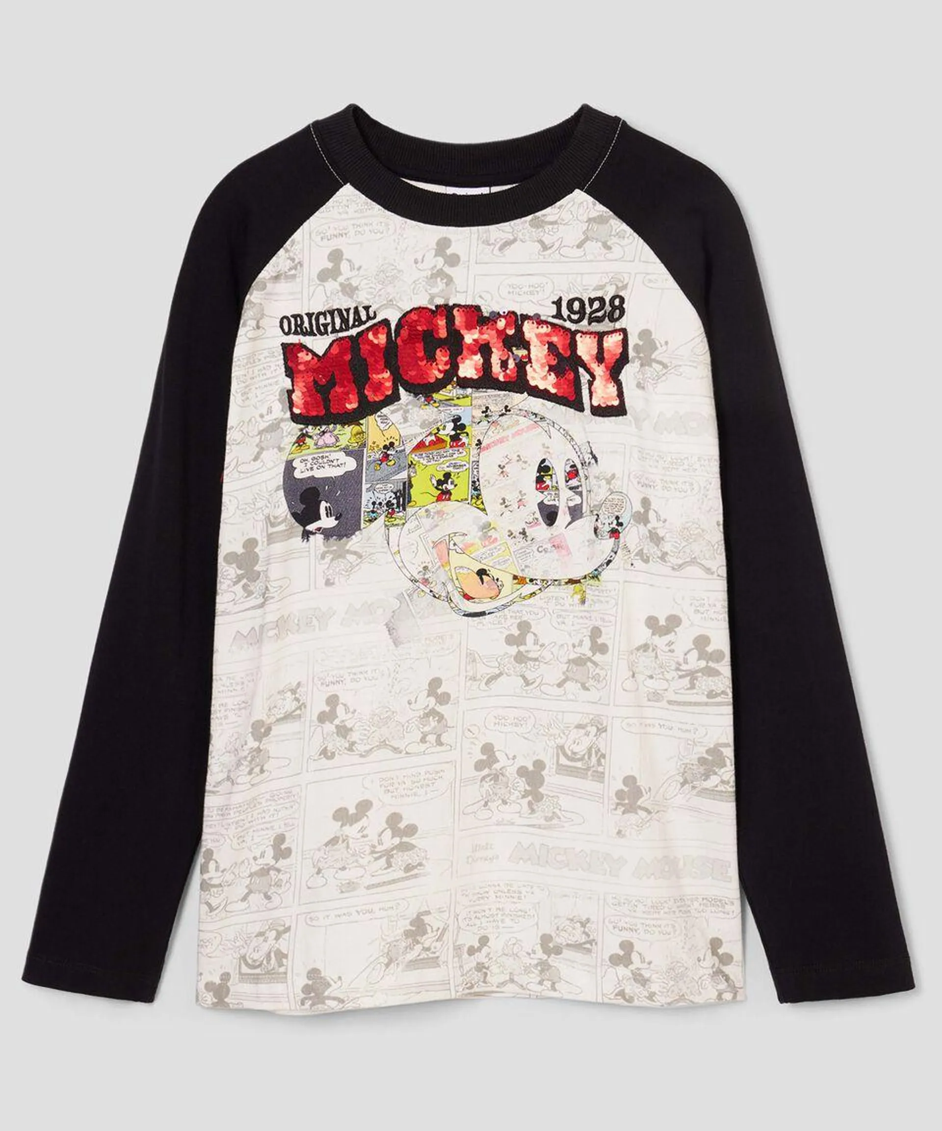 Playera Mickey Mouse de manga larga Niño