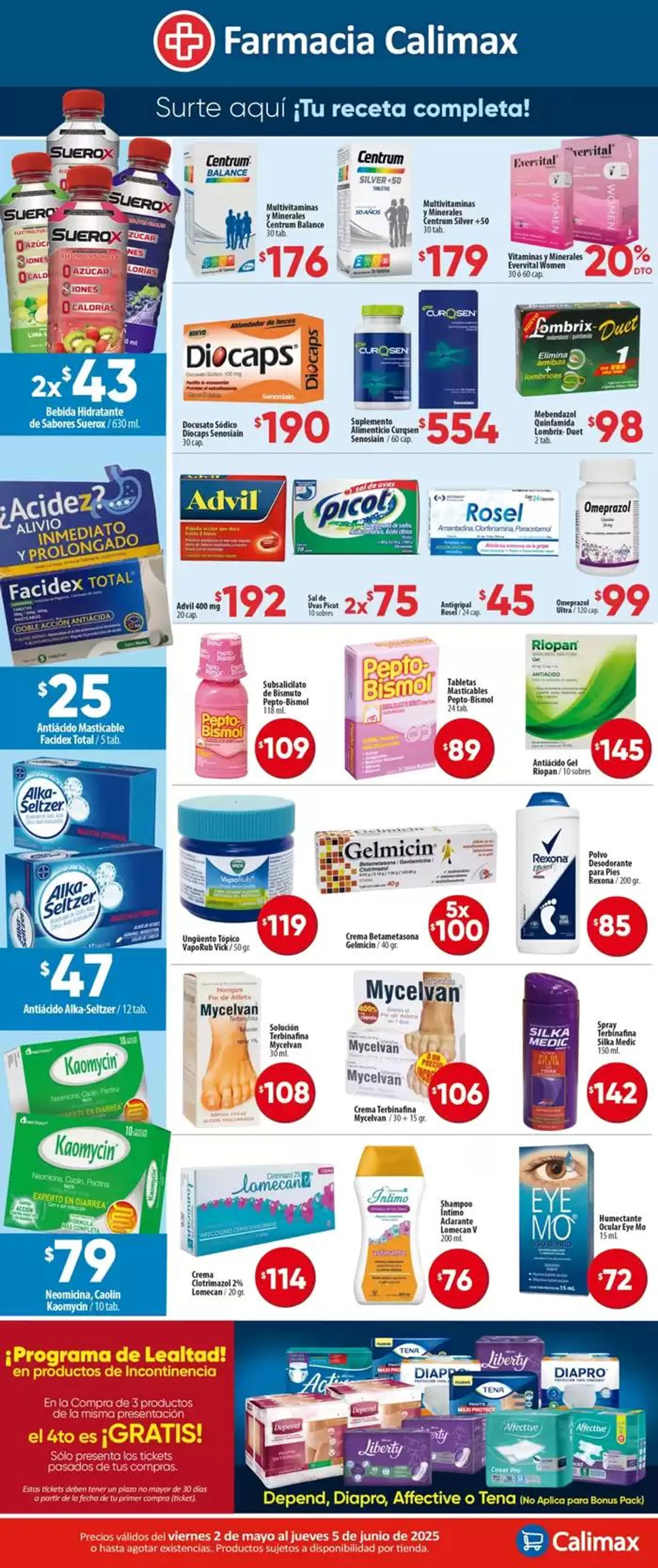 Catálogo de Calimax Farmacia 2 de mayo al 5 de junio 2025 - Pagina 2