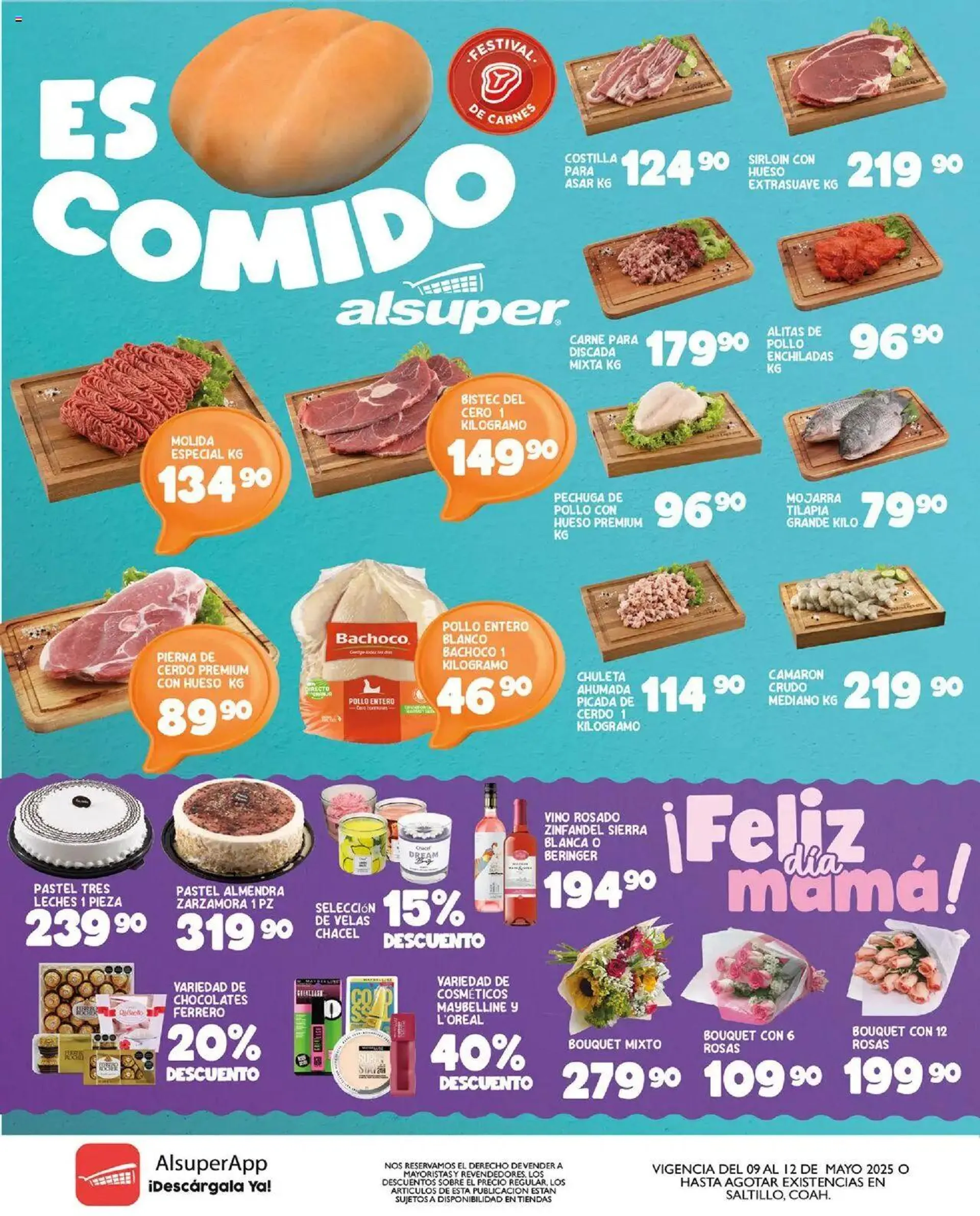 Catálogo de Alsuper folleto - Saltillo 9 de mayo al 12 de mayo 2025 - Pagina 1