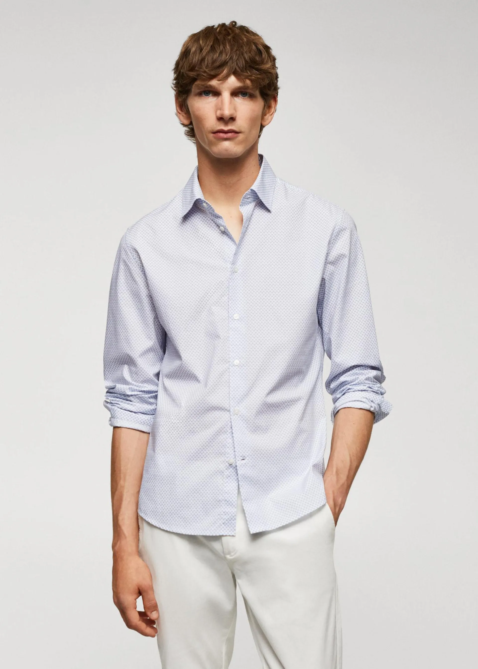 Camisa 100% algodón estampada