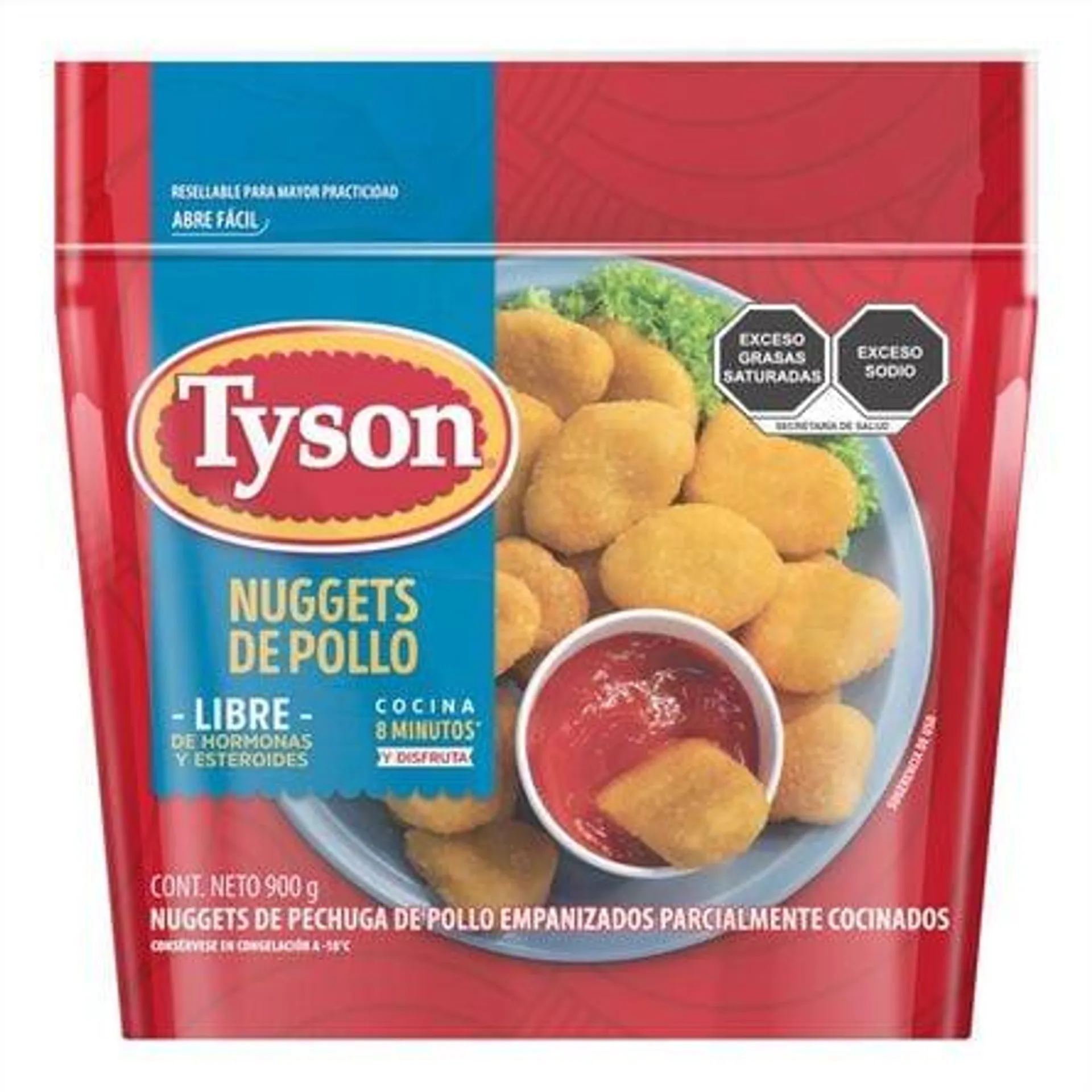 Nuggets Tyson De Pollo 900 g