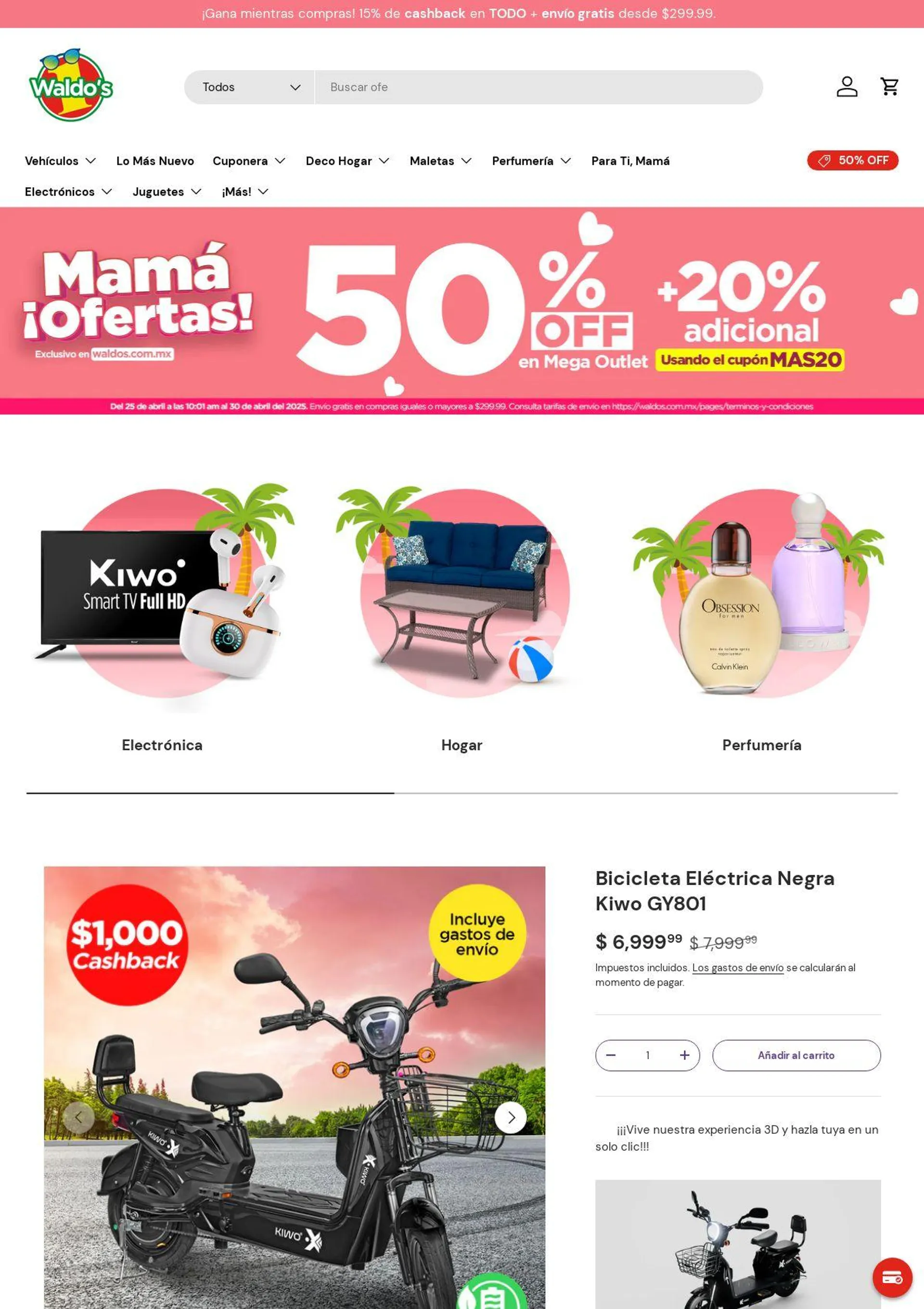 Catálogo de Waldo's Oferta actual 29 de abril al 7 de mayo 2025 - Pagina 1