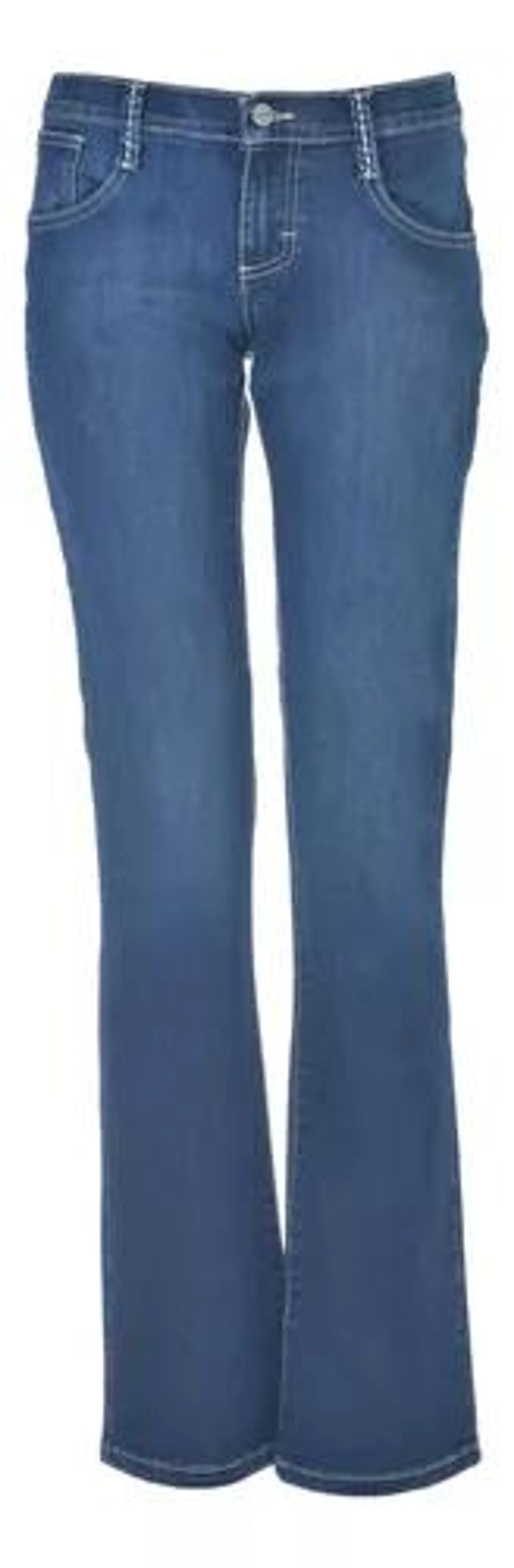 Pantalon Jeans Vaquero Wrangler Mujer Cintura Media Ro40