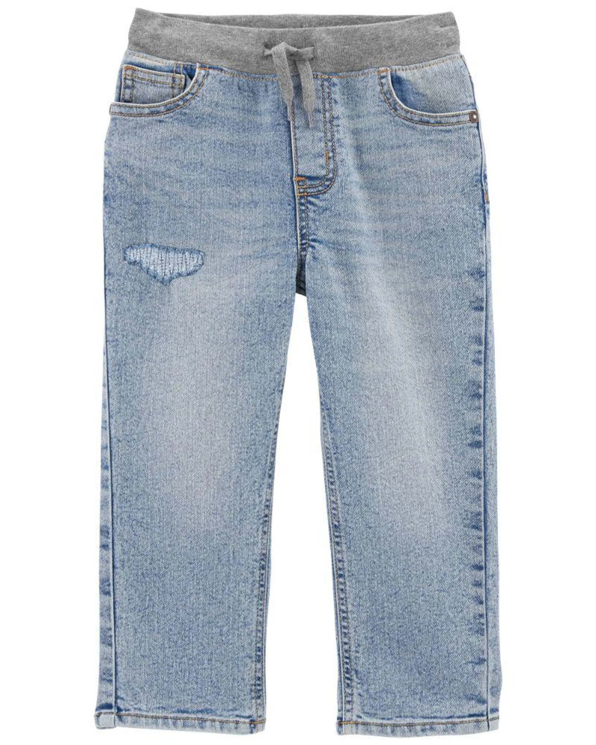 Pantalones De Mezclilla Holgados Rasgados Y Parchados Oshkosh B'Gosh