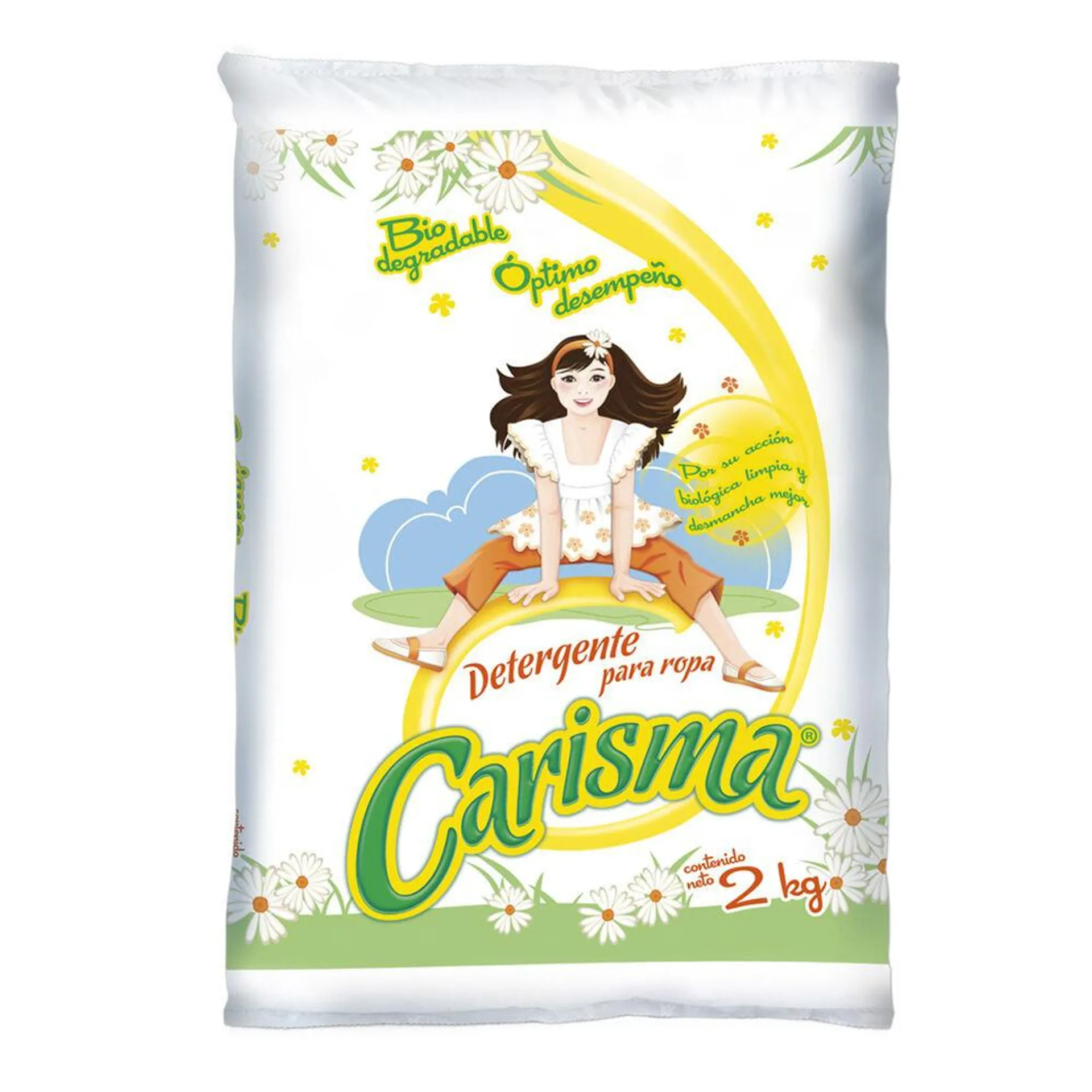 Detergente en Polvo para Ropa Carisma Biodegradable 2 kg