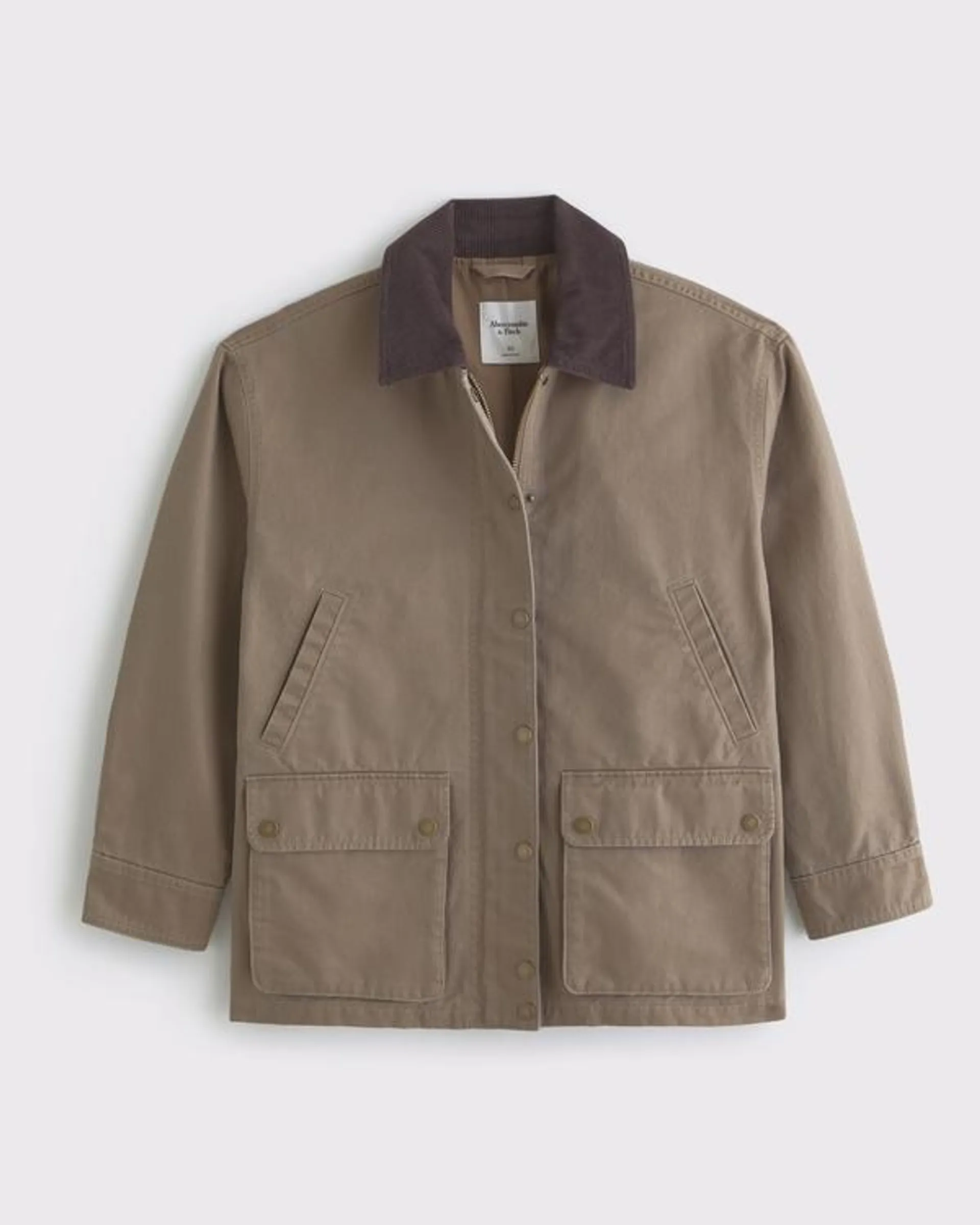 Mid-Length Waxed Barn Jacket