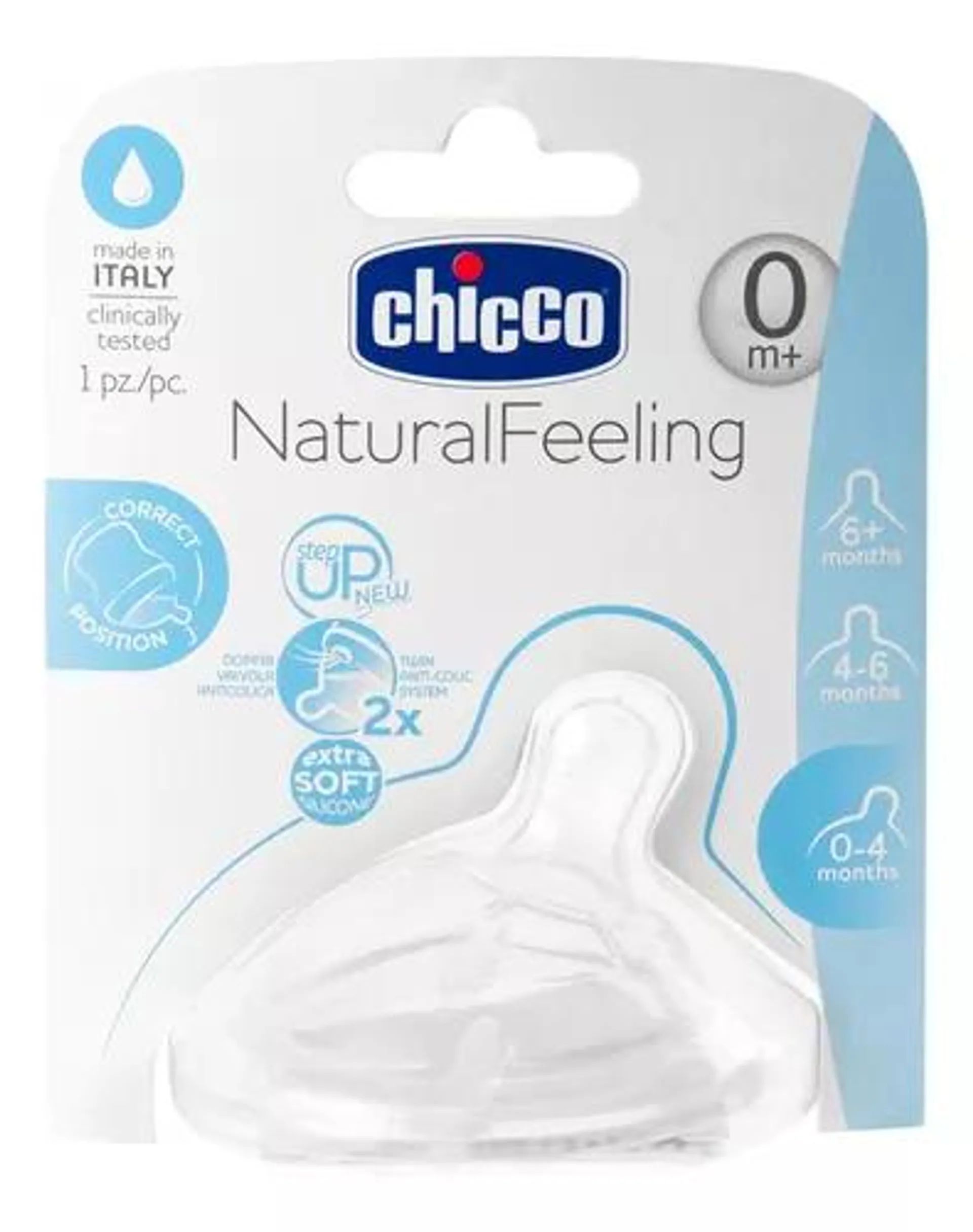 Chicco Natural Feeling Tetina Para Bebés 0m+