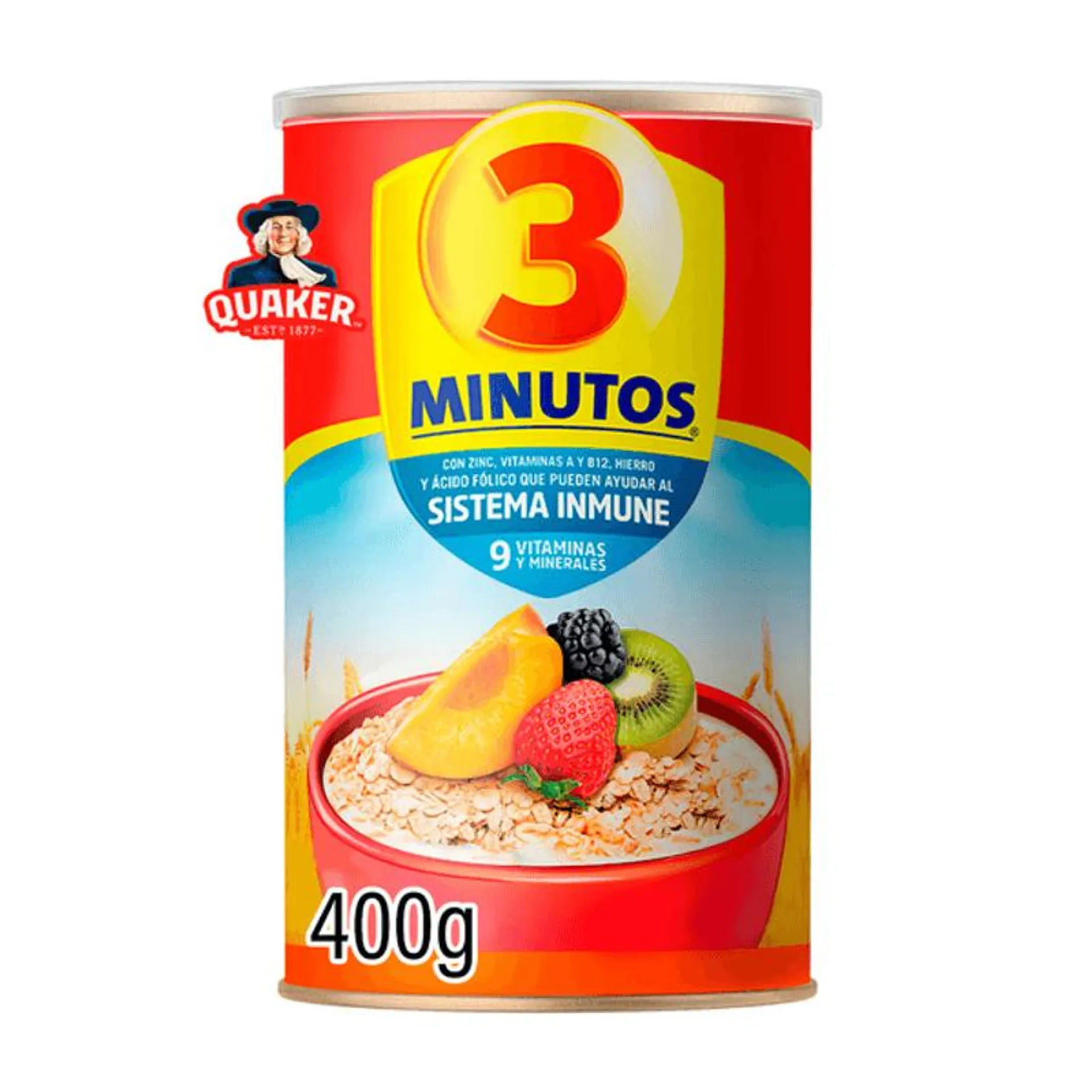 Avena Fortificada 3 Minutos 400 g