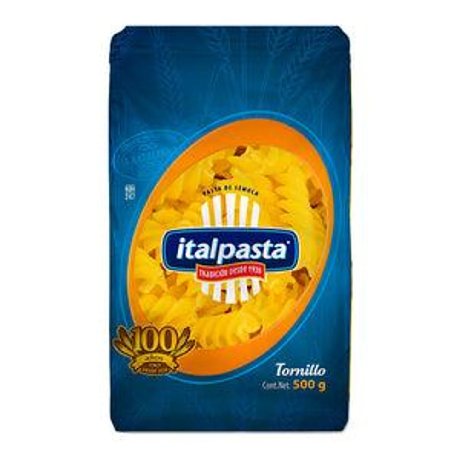 PASTA PARA SOPA SEMOLA TORNILLO ITALPASTA BOLSA 500 GR.