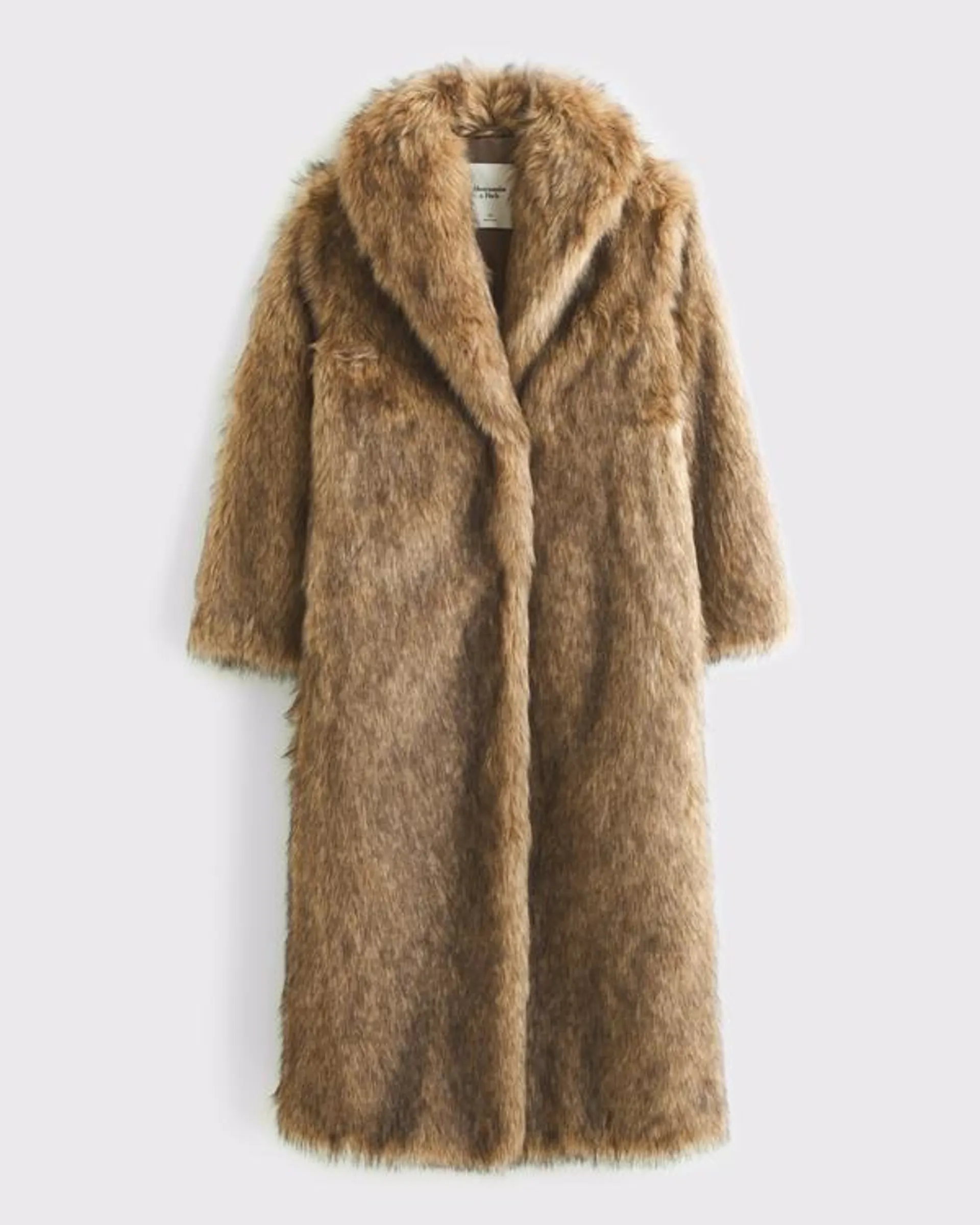 Full-Length Faux Fur Coat