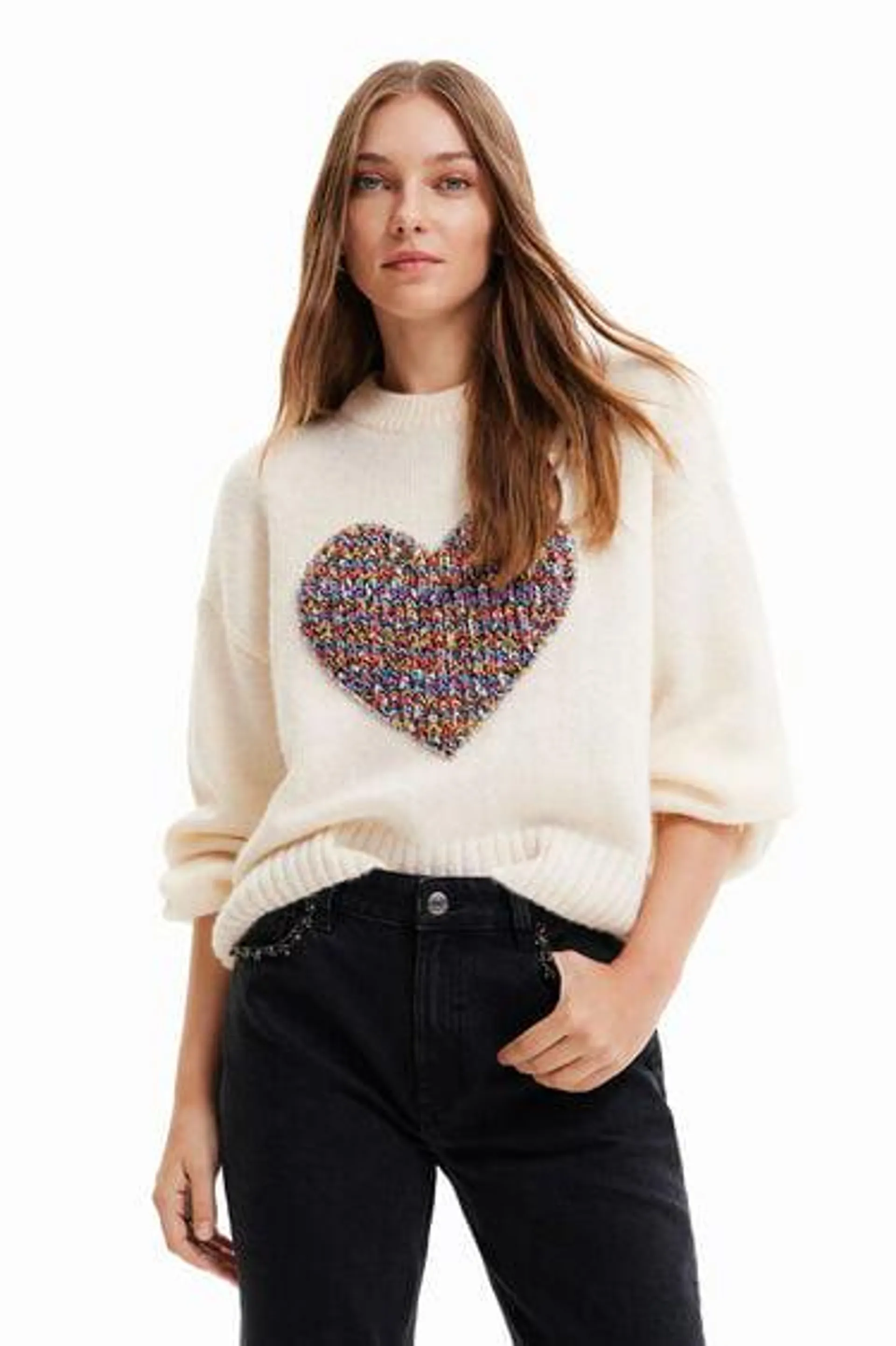 Jersey oversize corazón