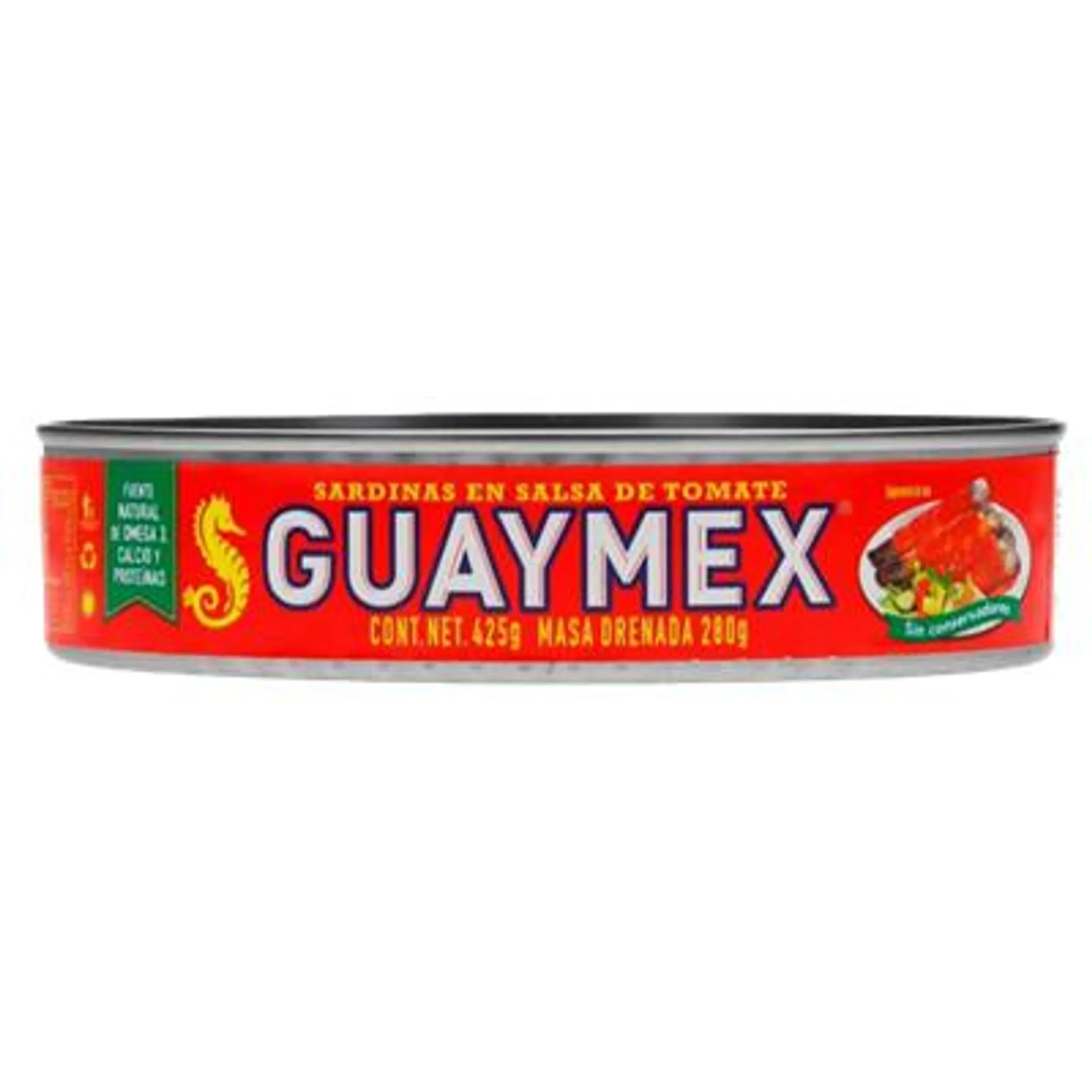 SARDINA SALSA TOMATE GUAYMEX 425 GRAMOS