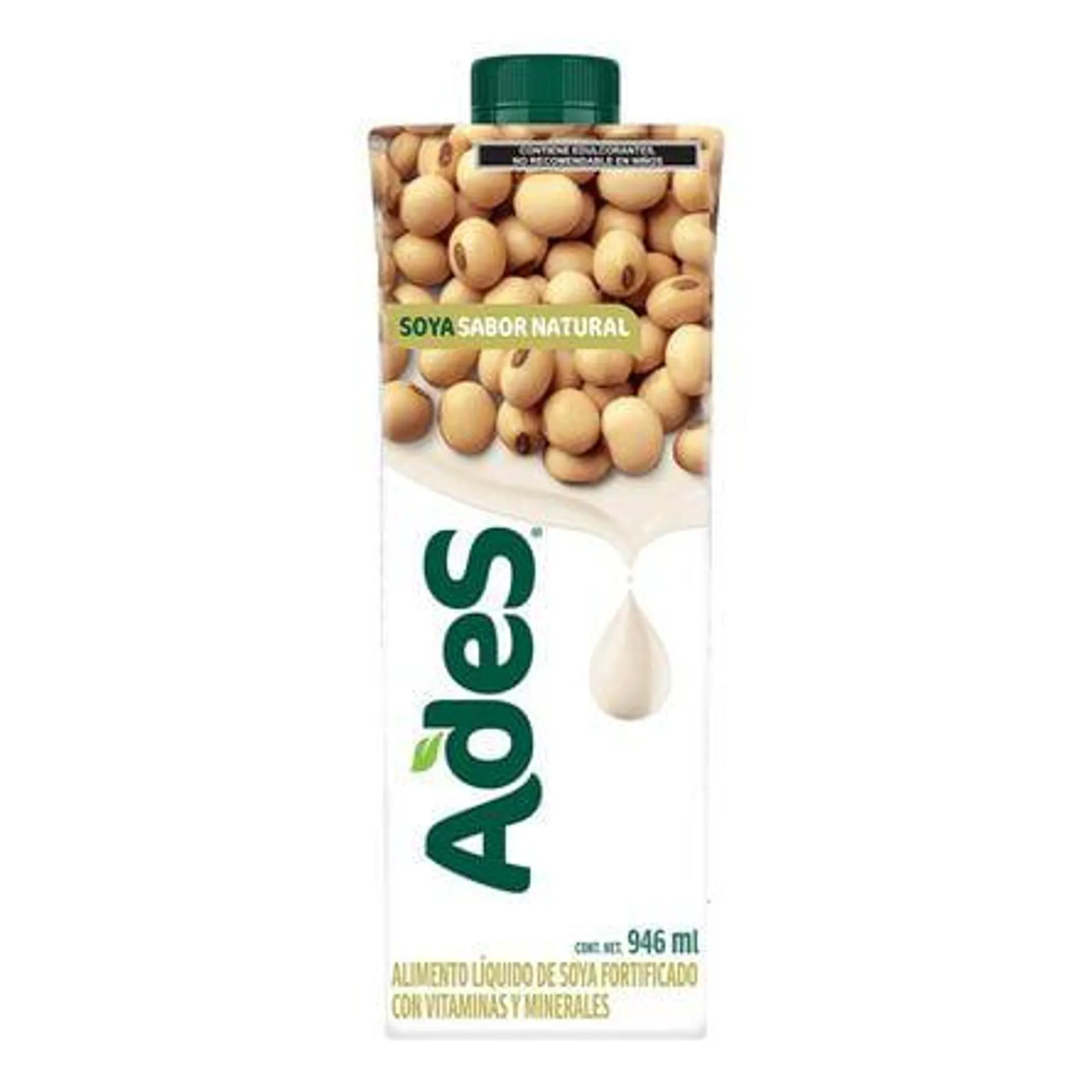 Bebida de Soya Ades Natural 946 ml