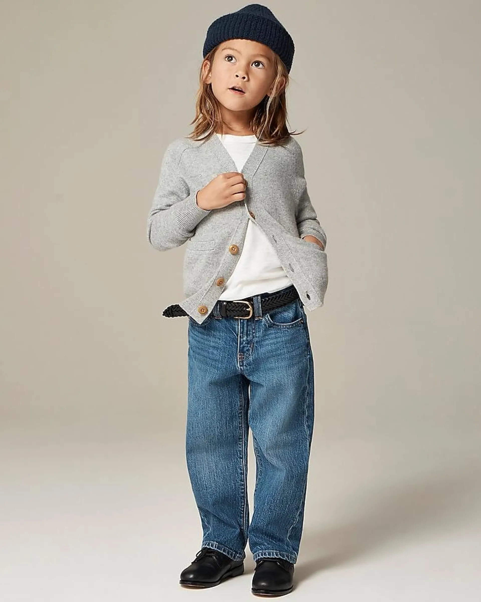 Kids' cashmere cardigan sweater