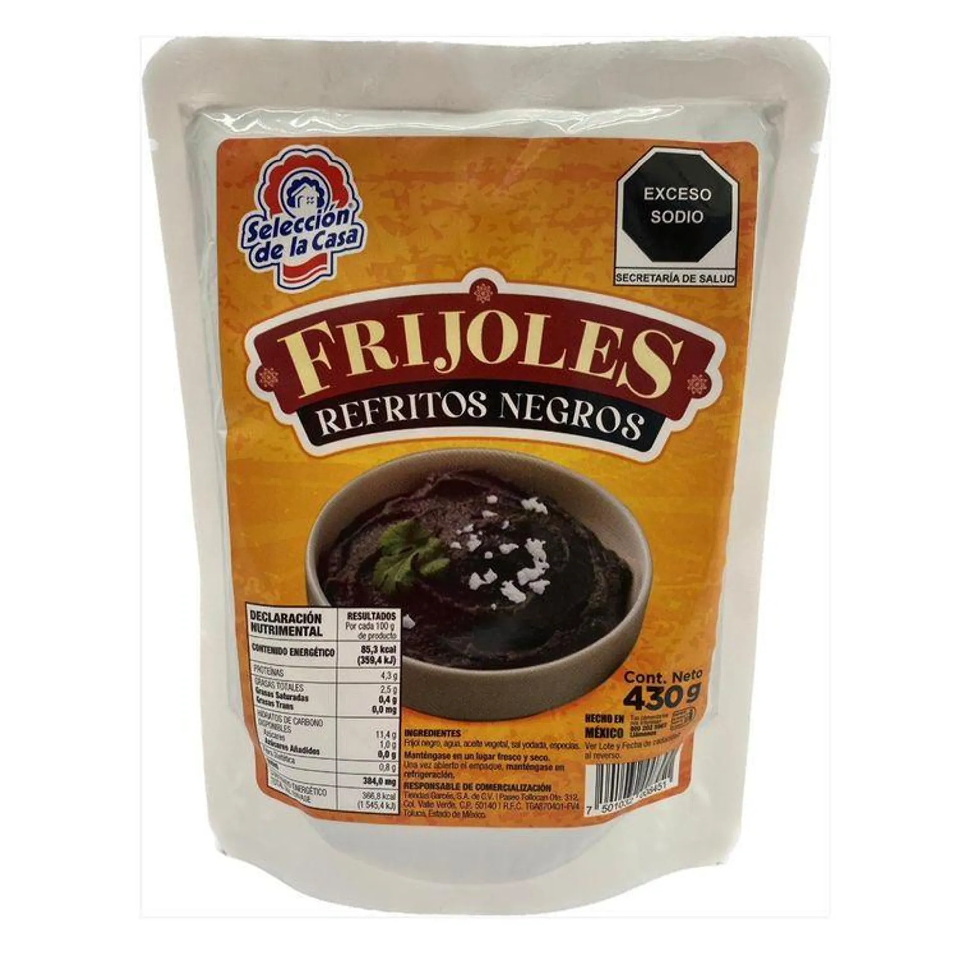 FRIJOL SEL DE LA CASA REF NEGRO 430G