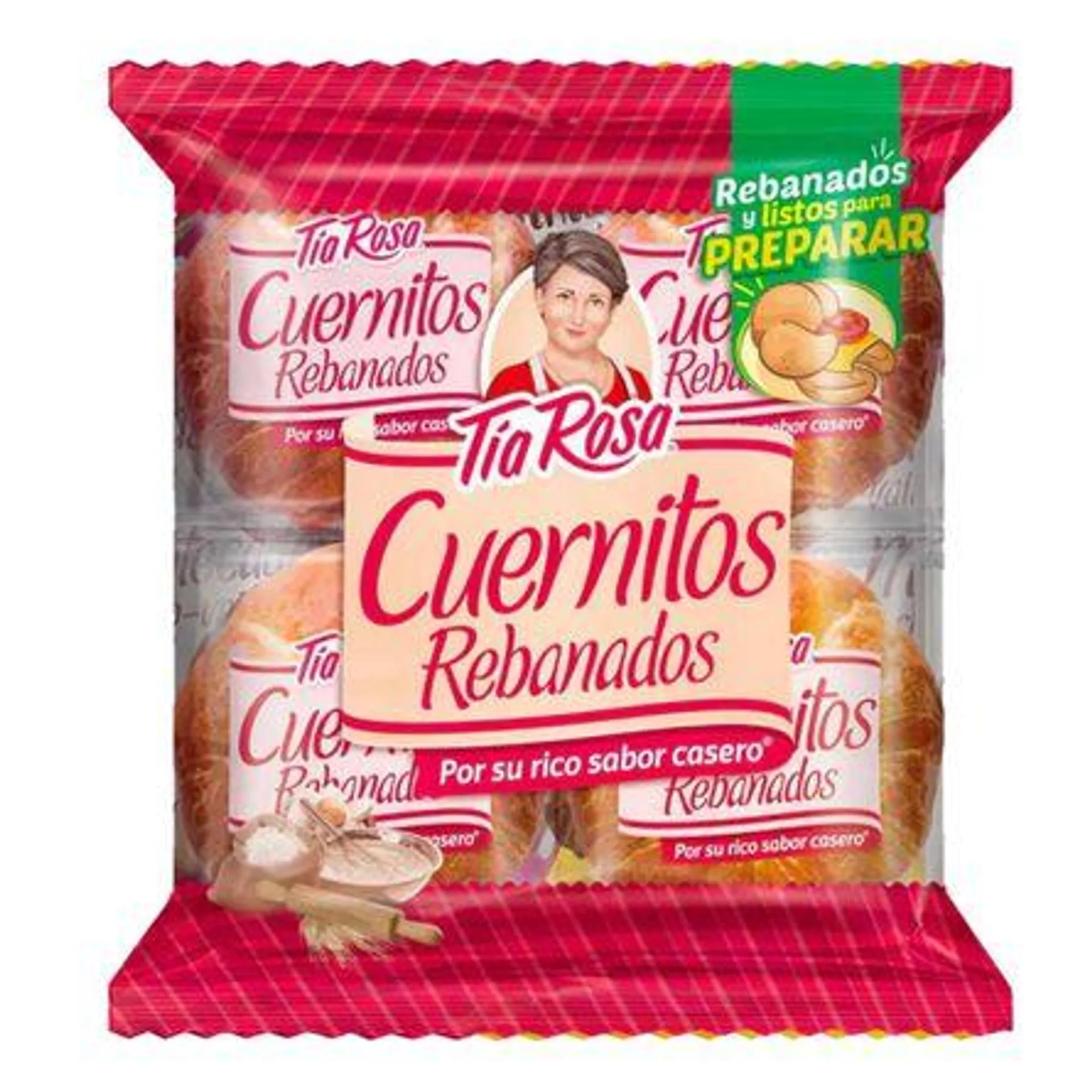 Cuernitos Rebanados Tía Rosa 4 Piezas