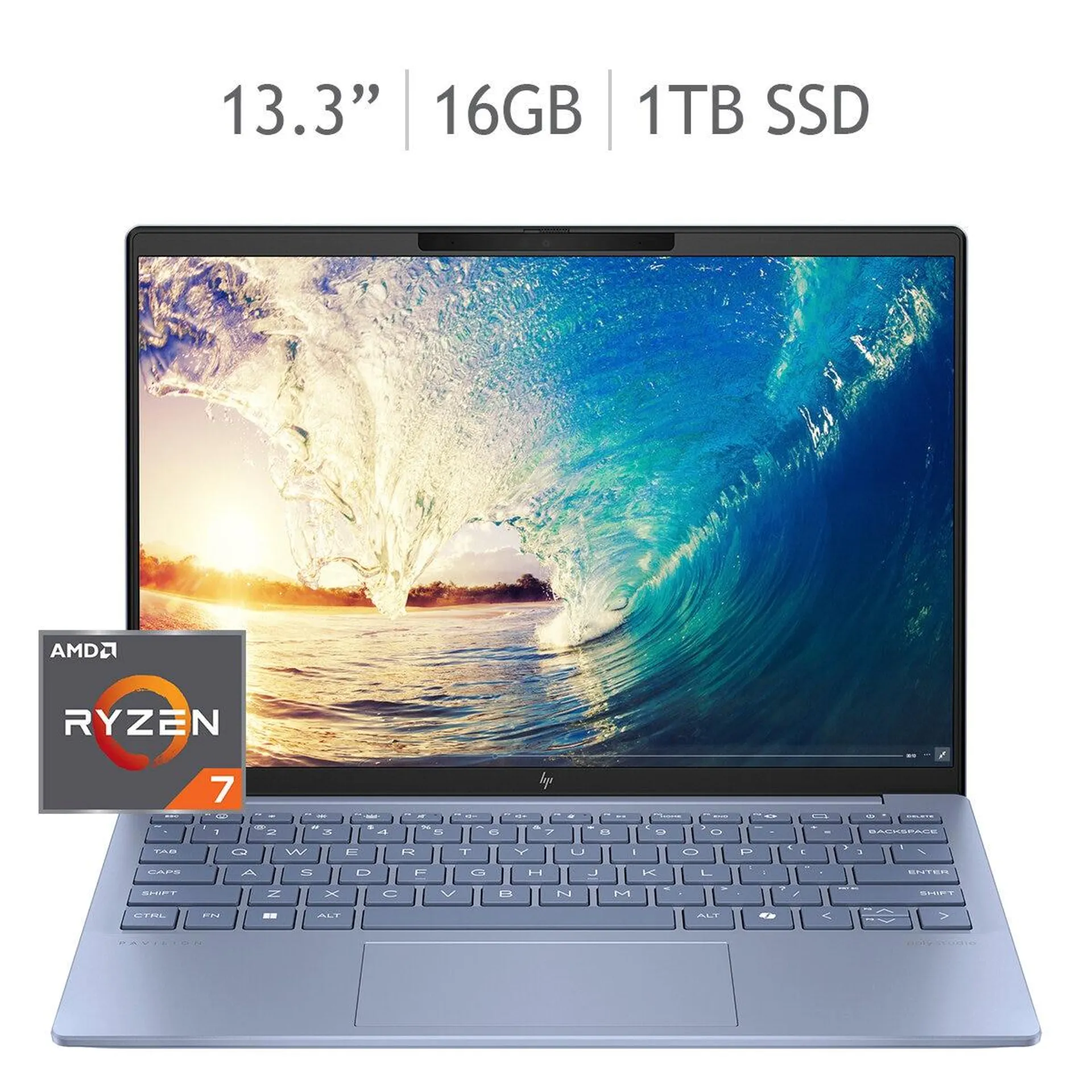 HP Pavilion Aero 13-bg0000la 13.3" Full HD+ AMD Ryzen 7 16GB 1TB SSD