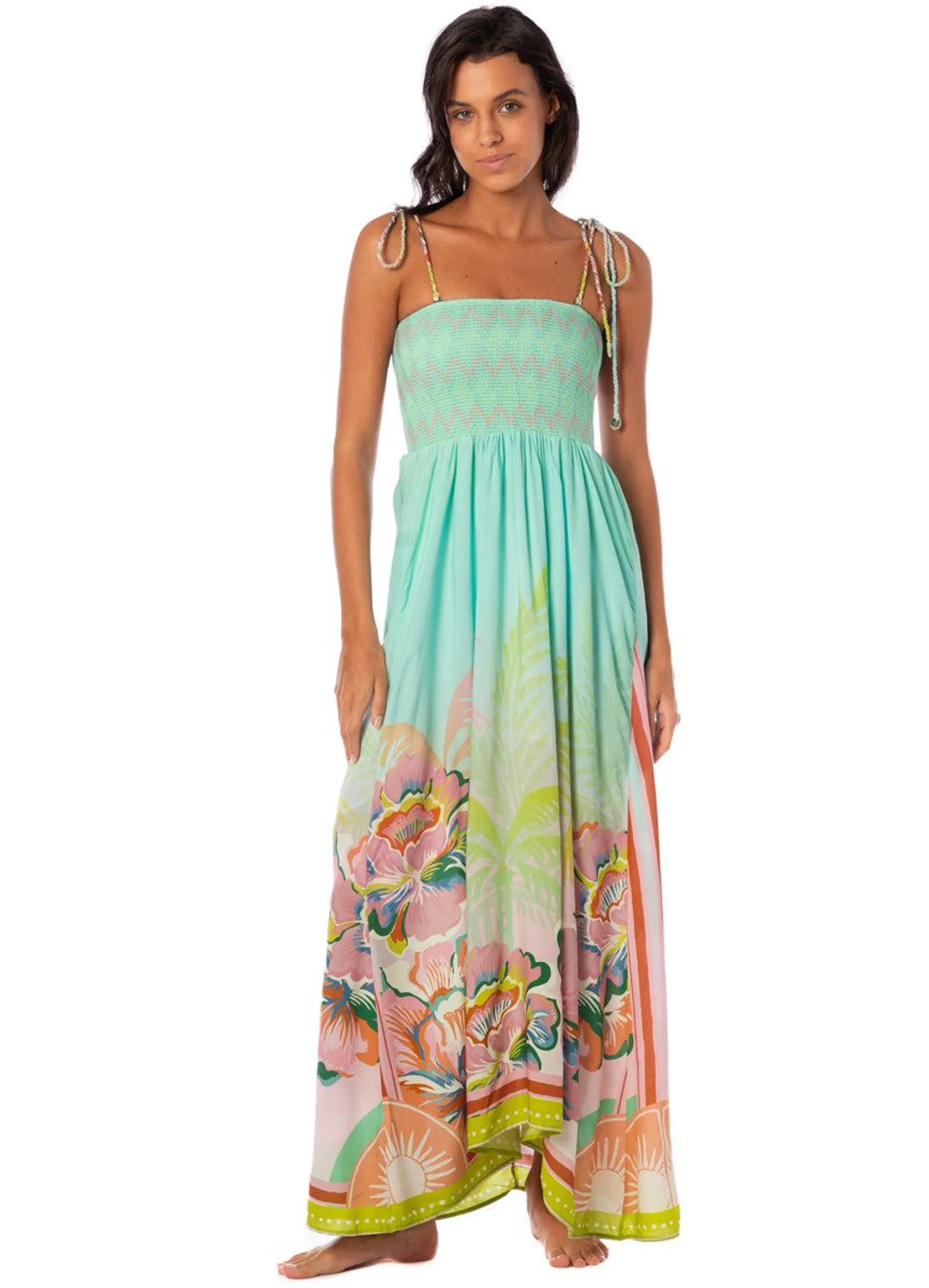 Mint Sunset Witched Long Dress