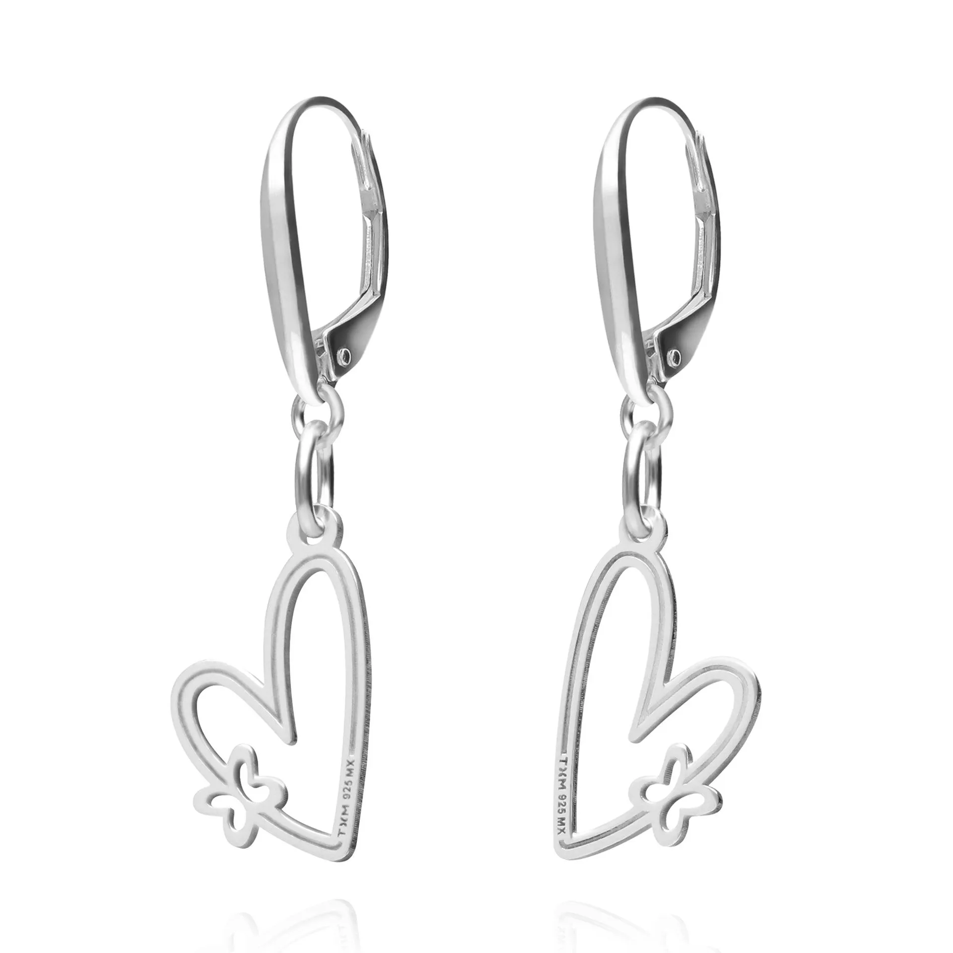 Aretes Mujer Plata 925 Carisma Corazon