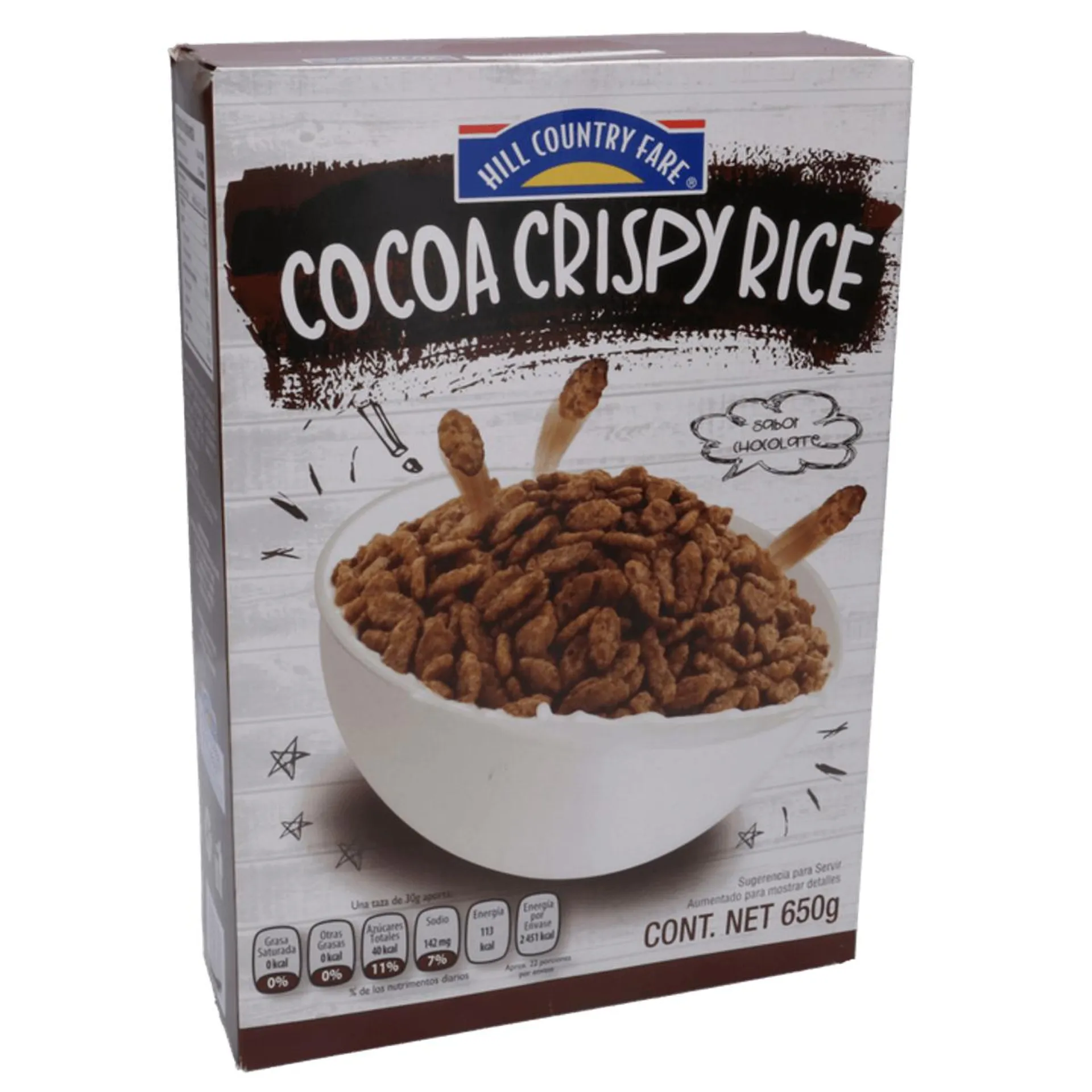 HCF Cereal Cocoa Crispy Rice Chocolate 650 g